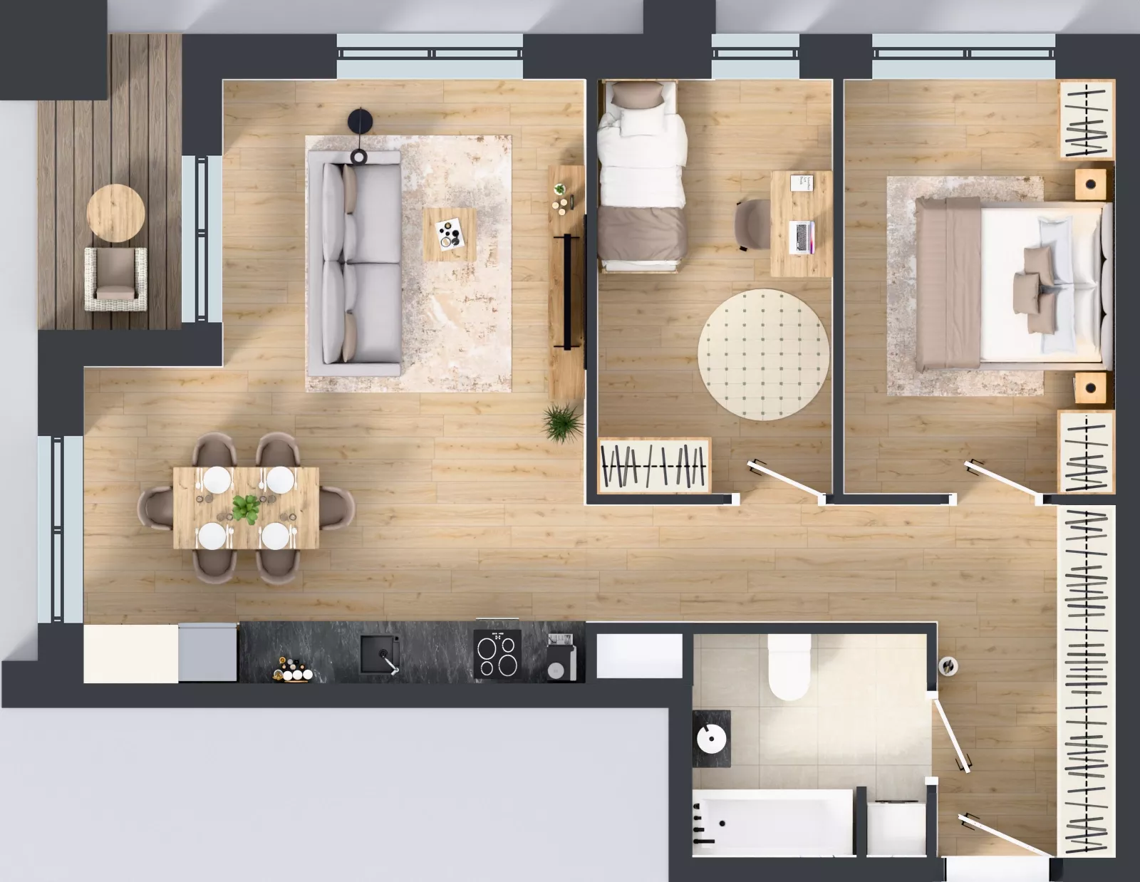 3 pokoje, mieszkanie 67,21 m², piętro 1, oferta nr 1/A/11, Kijowska Vita, Warszawa, Praga Północ, Kamionek, ul. Kijowska 27