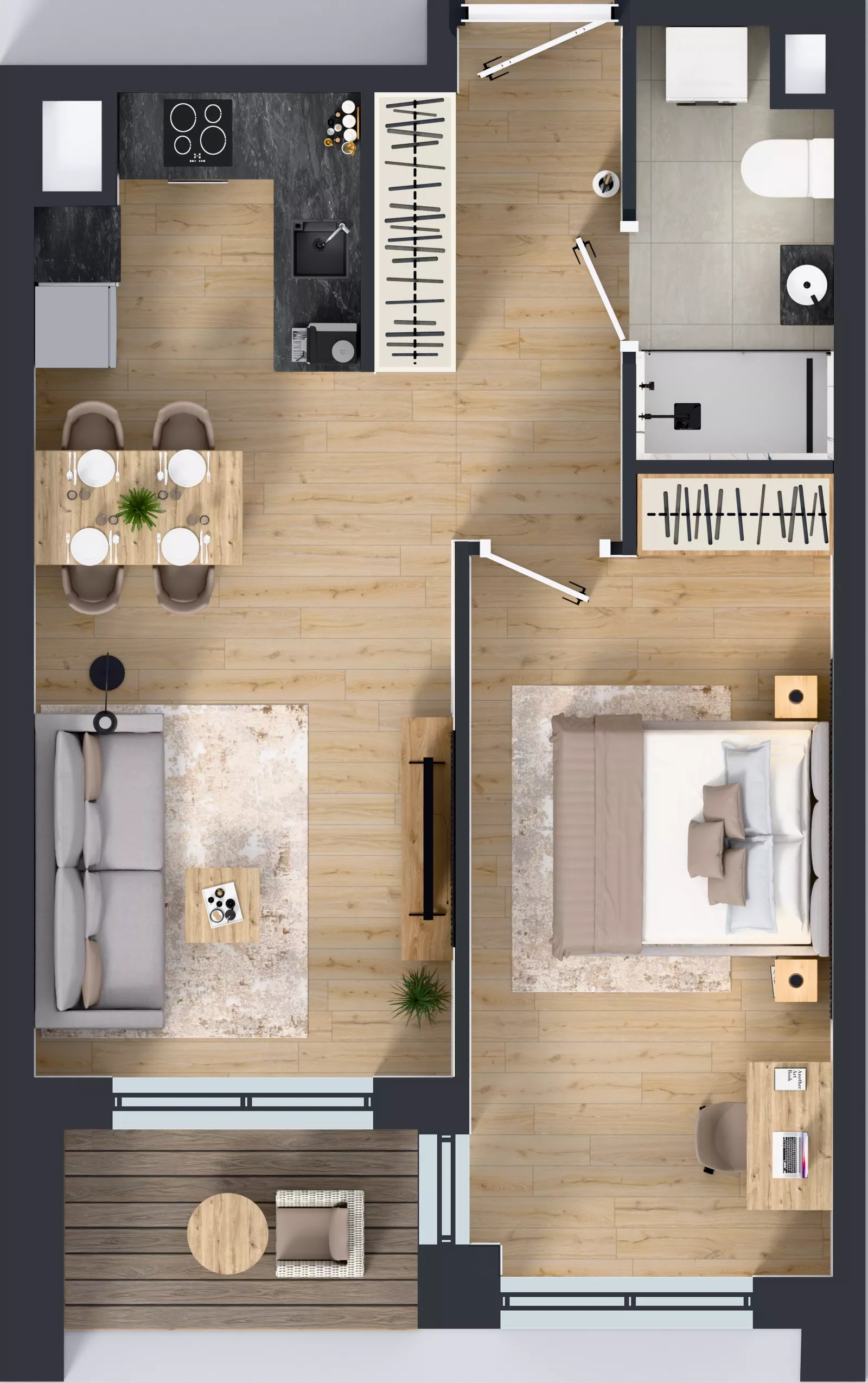 2 pokoje, mieszkanie 46,33 m², piętro 3, oferta nr 3/A/02, Kijowska Vita, Warszawa, Praga Północ, Kamionek, ul. Kijowska 27