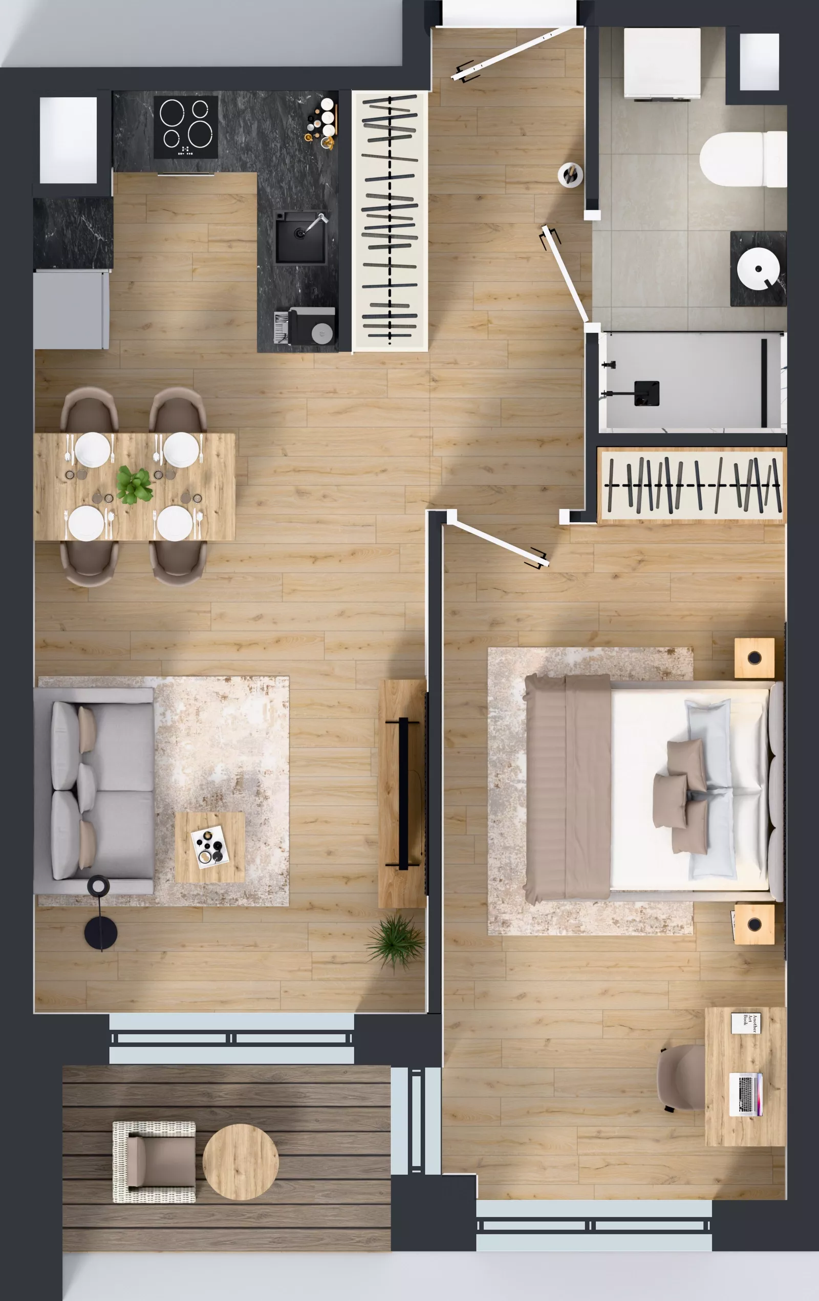 2 pokoje, mieszkanie 46,33 m², piętro 3, oferta nr 3/A/03, Kijowska Vita, Warszawa, Praga Północ, Kamionek, ul. Kijowska 27