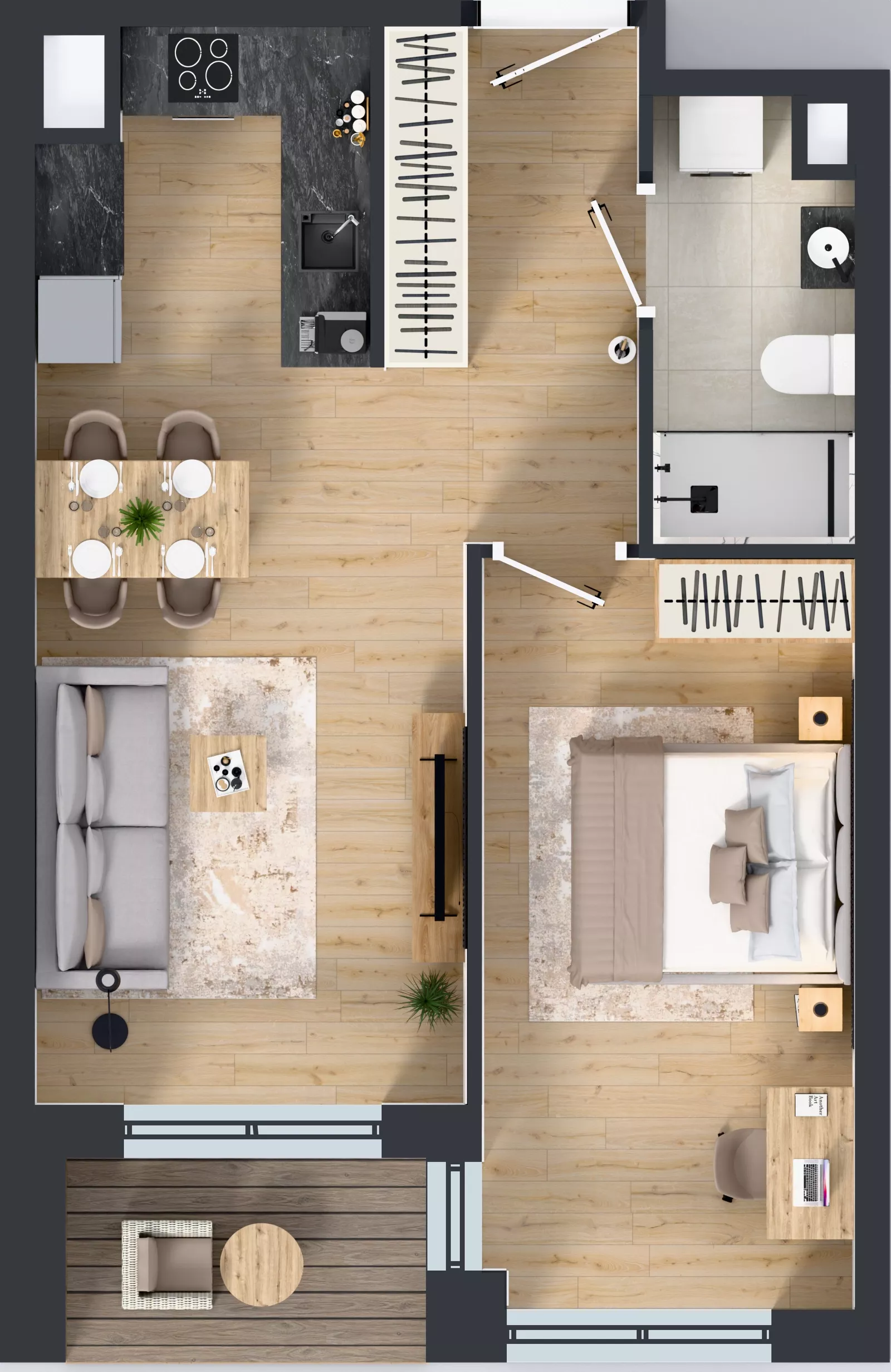 2 pokoje, mieszkanie 47,10 m², piętro 3, oferta nr 3/A/04, Kijowska Vita, Warszawa, Praga Północ, Kamionek, ul. Kijowska 27