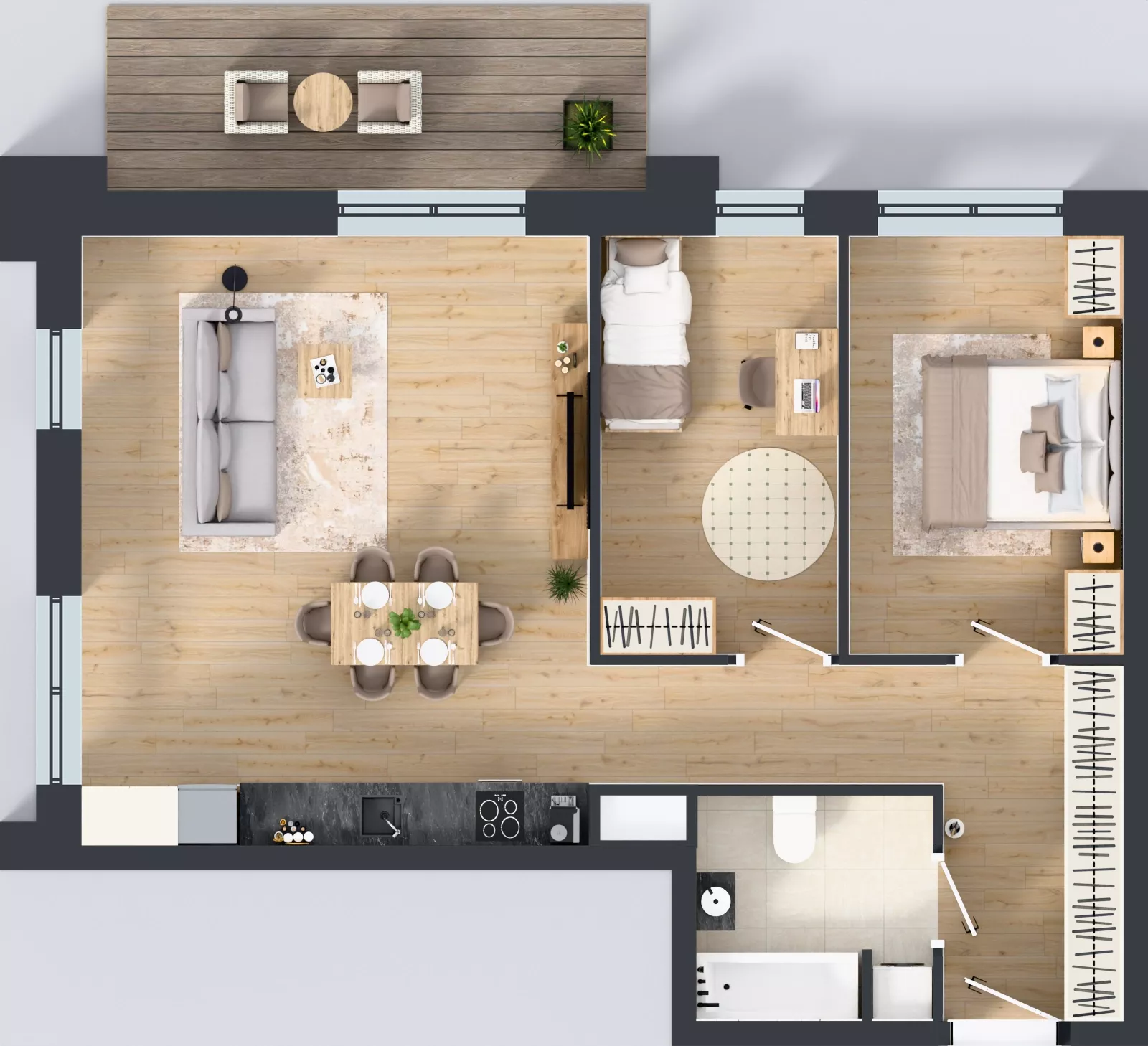 3 pokoje, mieszkanie 71,36 m², piętro 3, oferta nr 3/A/11, Kijowska Vita, Warszawa, Praga Północ, Kamionek, ul. Kijowska 27