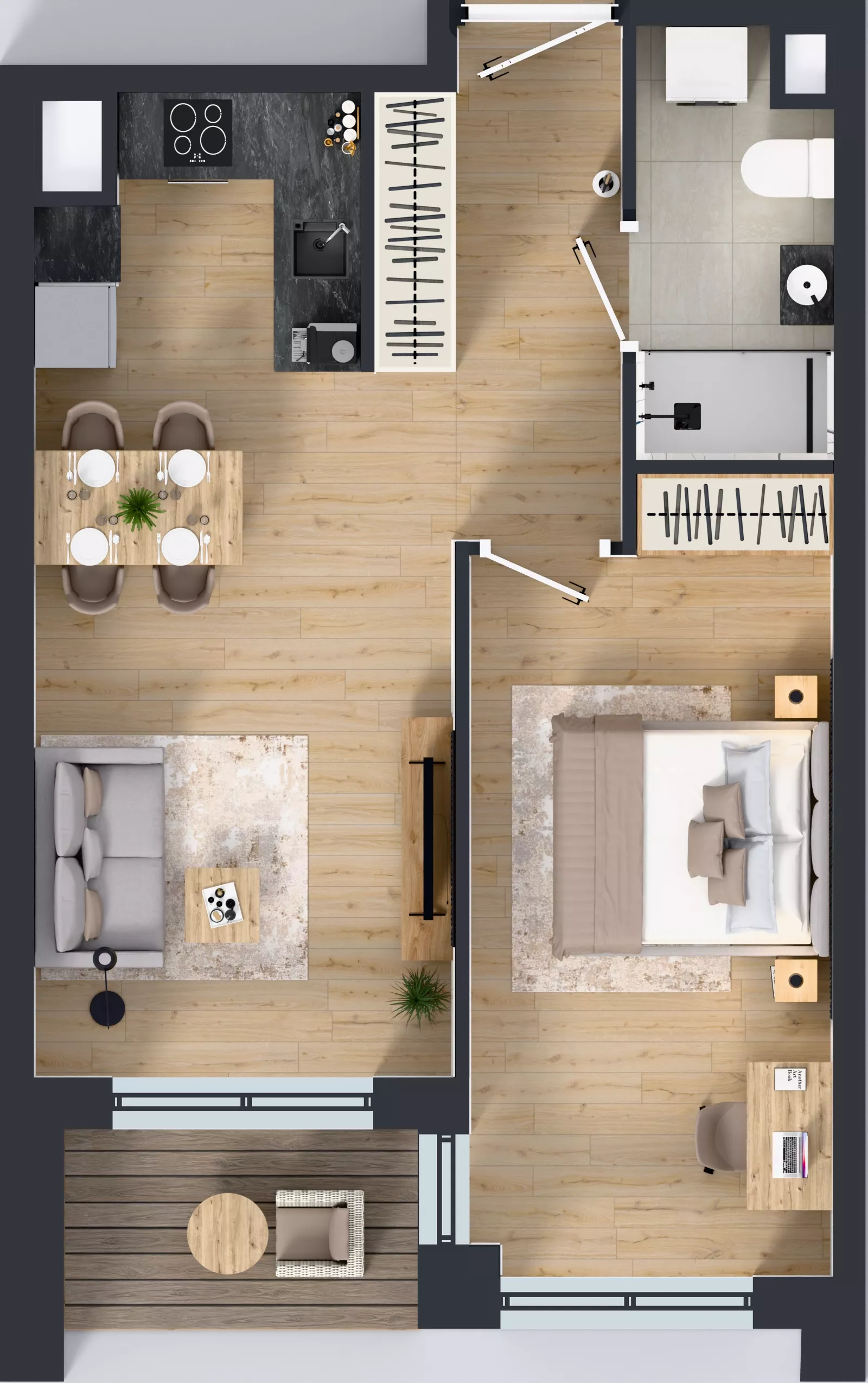 2 pokoje, mieszkanie 46,32 m², piętro 5, oferta nr 5/A/02, Kijowska Vita, Warszawa, Praga Północ, Kamionek, ul. Kijowska 27