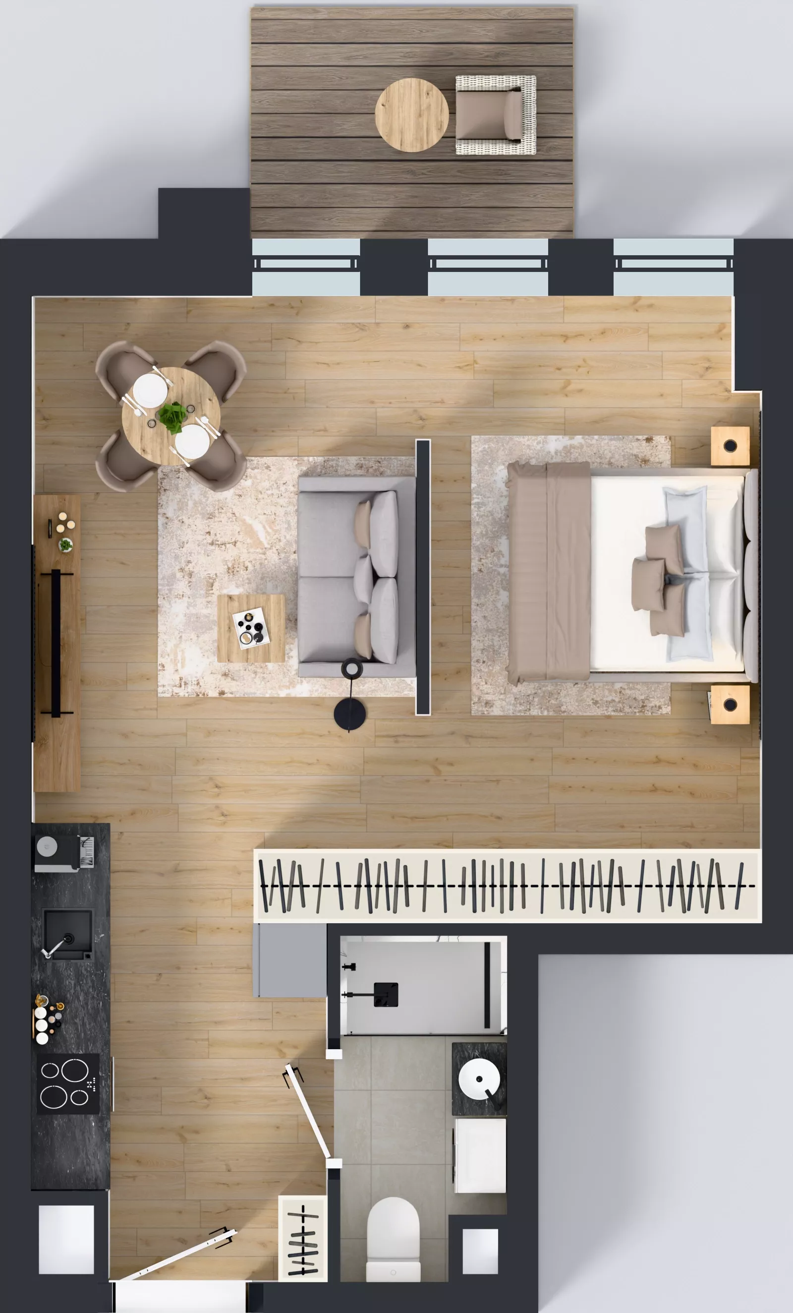1 pokój, mieszkanie 39,91 m², piętro 5, oferta nr 5/A/10, Kijowska Vita, Warszawa, Praga Północ, Kamionek, ul. Kijowska 27