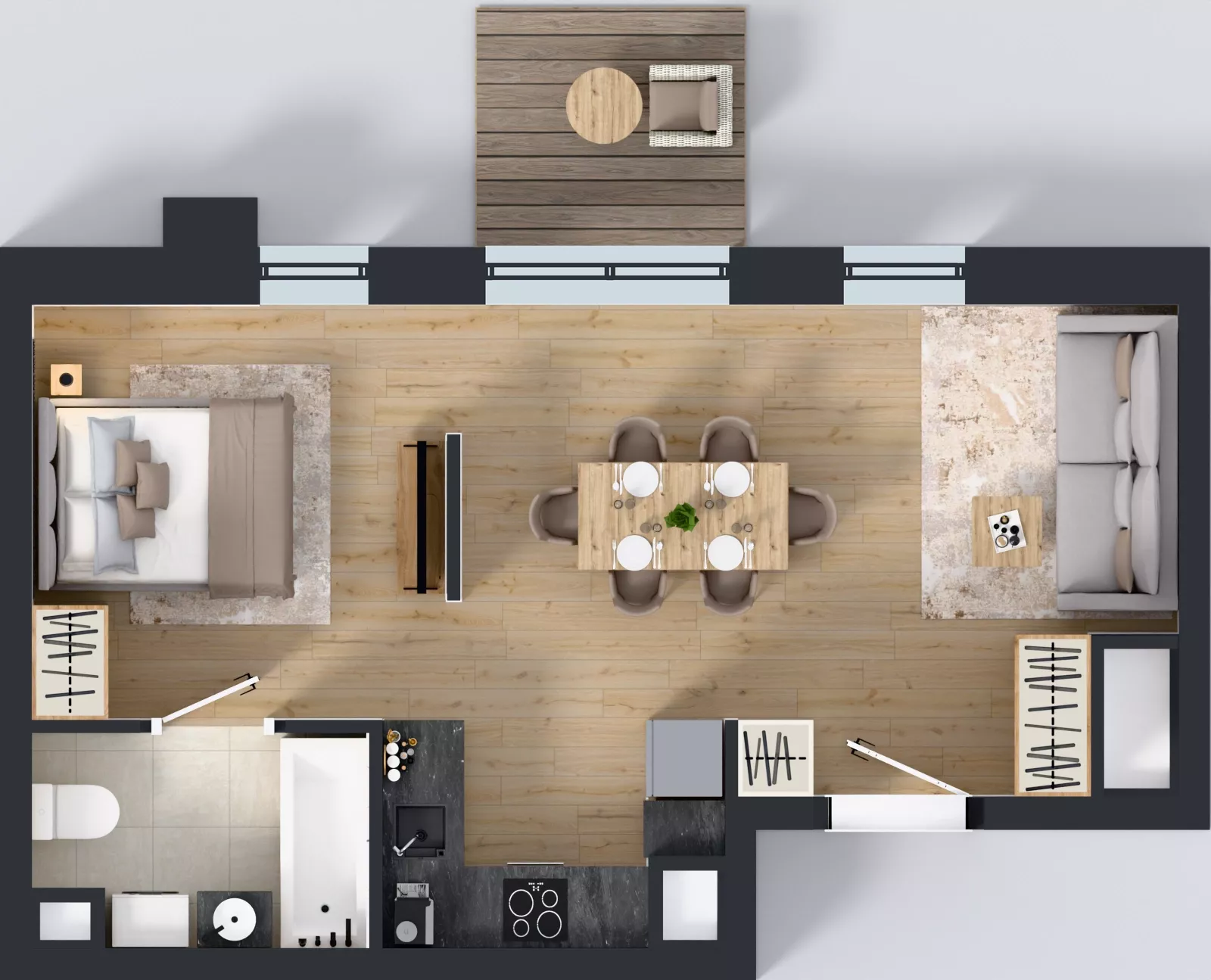 1 pokój, mieszkanie 39,09 m², piętro 6, oferta nr 6/A/09, Kijowska Vita, Warszawa, Praga Północ, Kamionek, ul. Kijowska 27