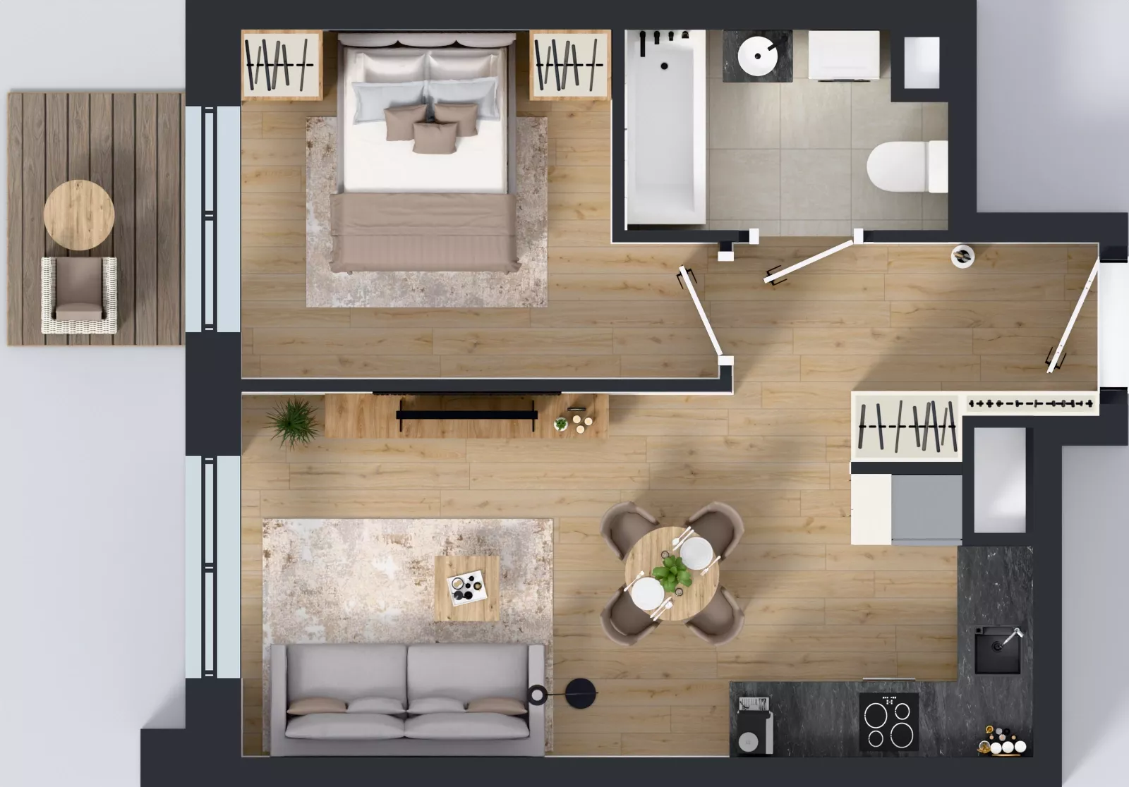 2 pokoje, mieszkanie 38,97 m², piętro 6, oferta nr 6/A/12, Kijowska Vita, Warszawa, Praga Północ, Kamionek, ul. Kijowska 27