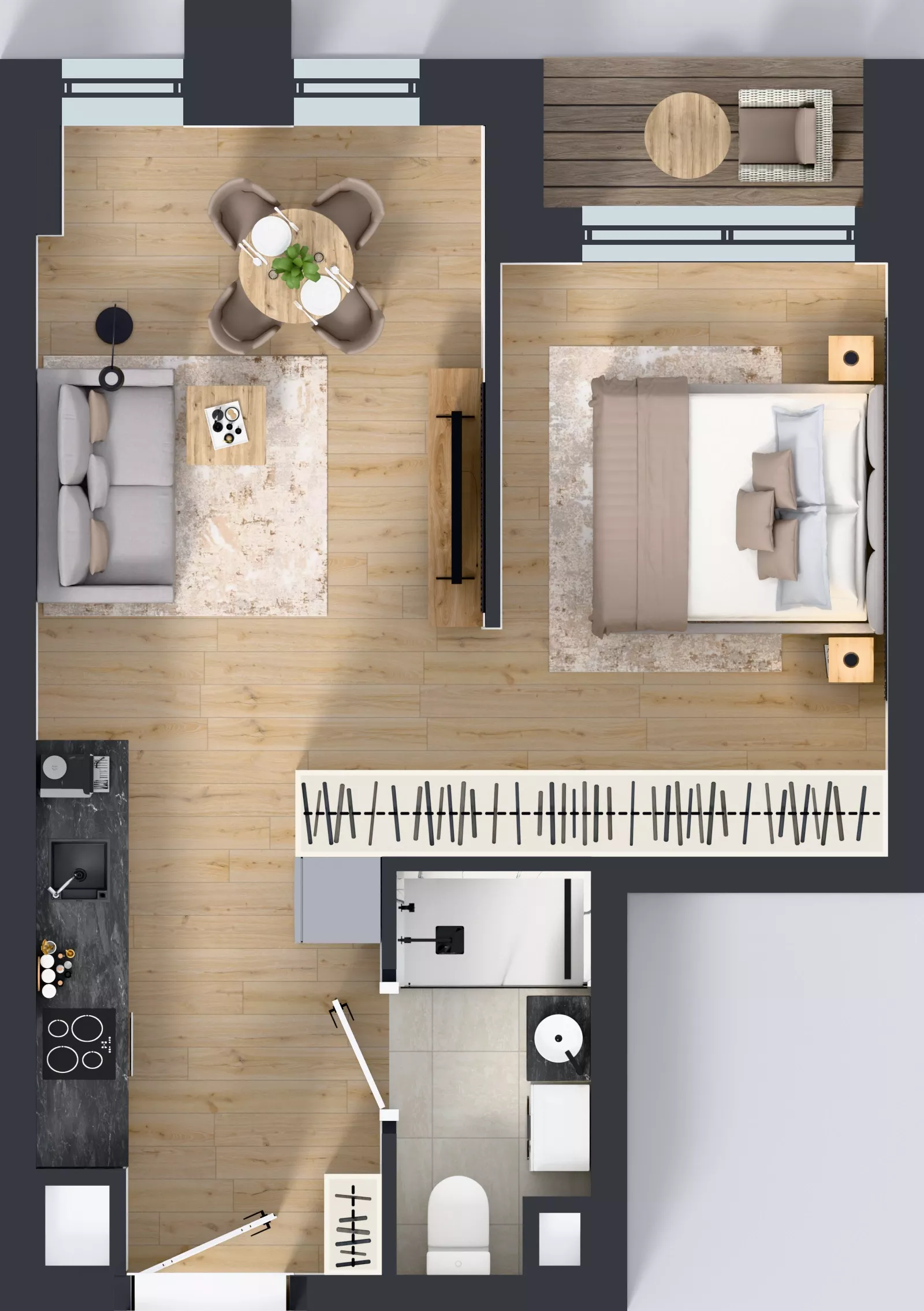 1 pokój, mieszkanie 37,25 m², piętro 7, oferta nr 7/A/10, Kijowska Vita, Warszawa, Praga Północ, Kamionek, ul. Kijowska 27