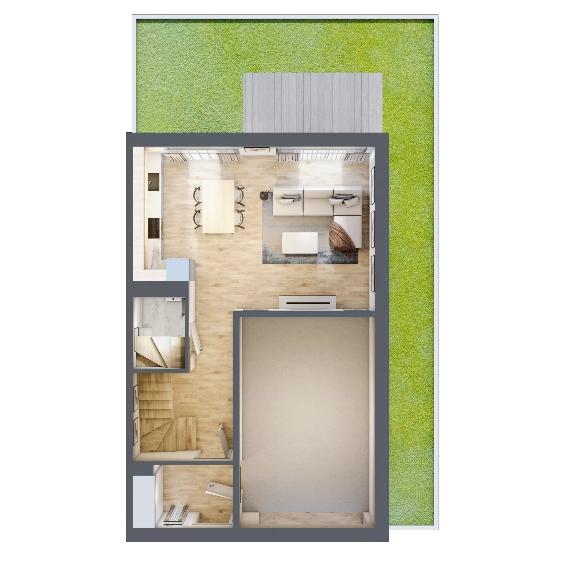 5 pokoi, mieszkanie 181,46 m², parter, oferta nr A10.L1, Rokokowa Vita, Warszawa, Bielany, Huta, Rokokowa 132