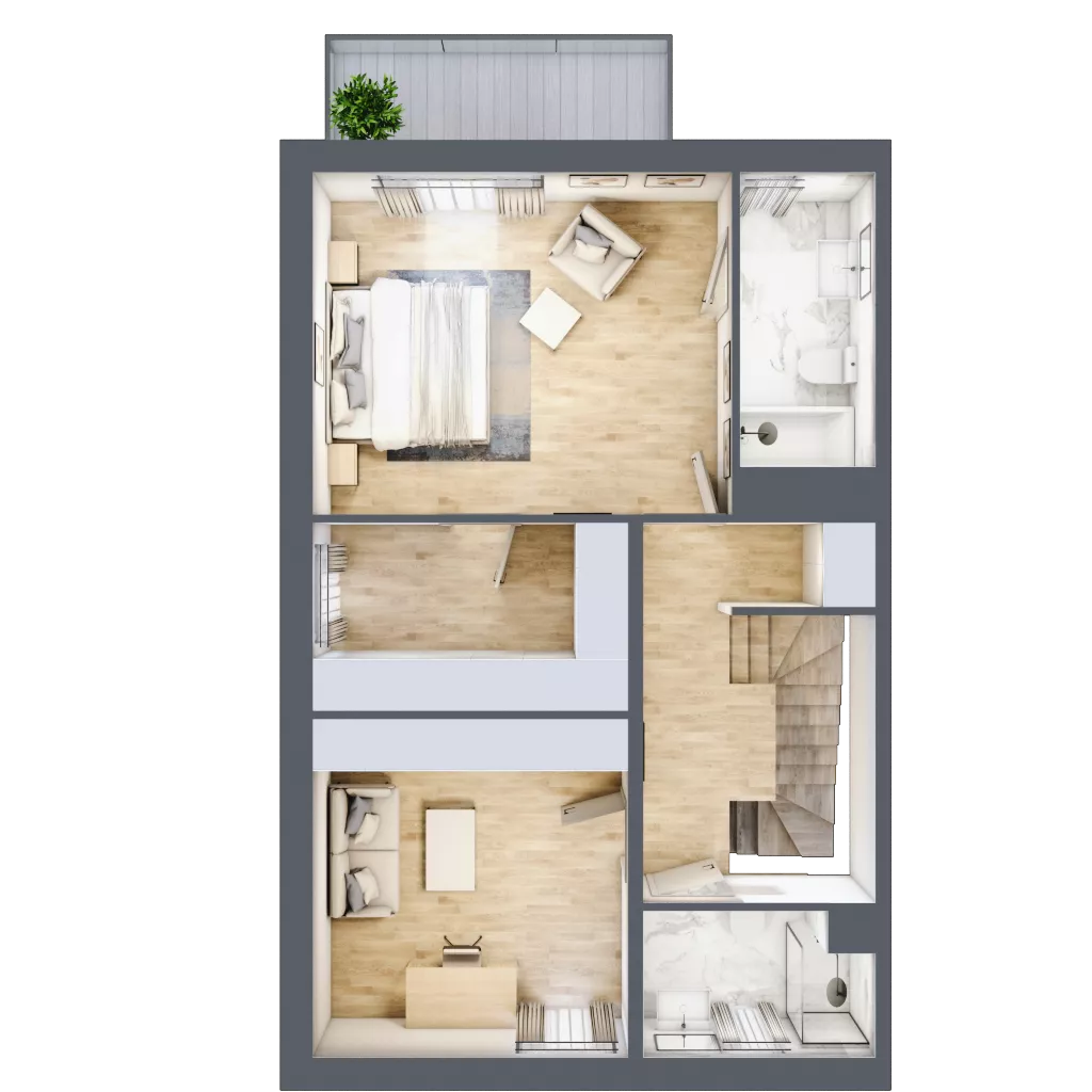 5 pokoi, mieszkanie 181,33 m², parter, oferta nr A07.L1, Rokokowa Vita, Warszawa, Bielany, Huta, Rokokowa 132