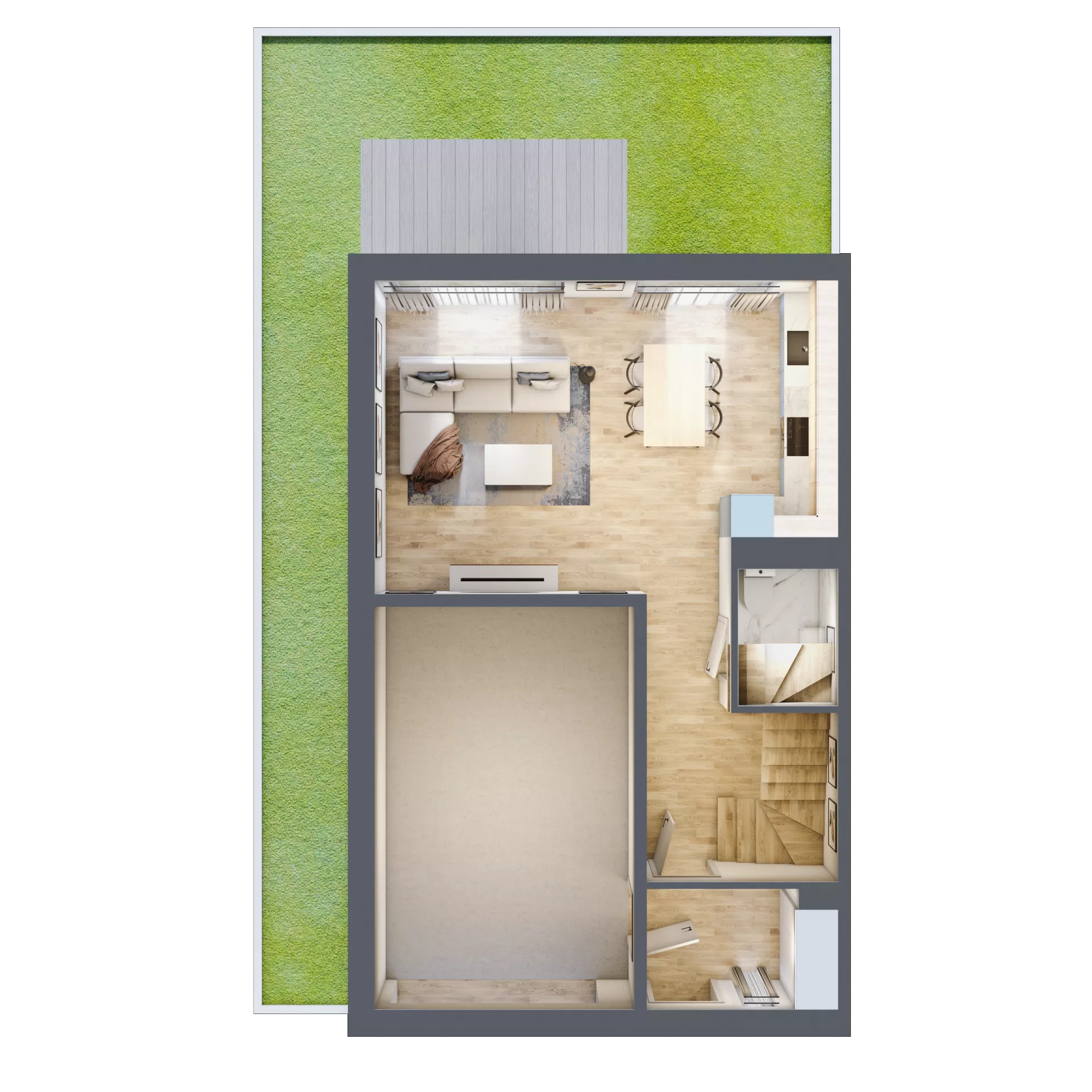 5 pokoi, mieszkanie 181,33 m², parter, oferta nr A09.L1, Rokokowa Vita, Warszawa, Bielany, Huta, Rokokowa 132