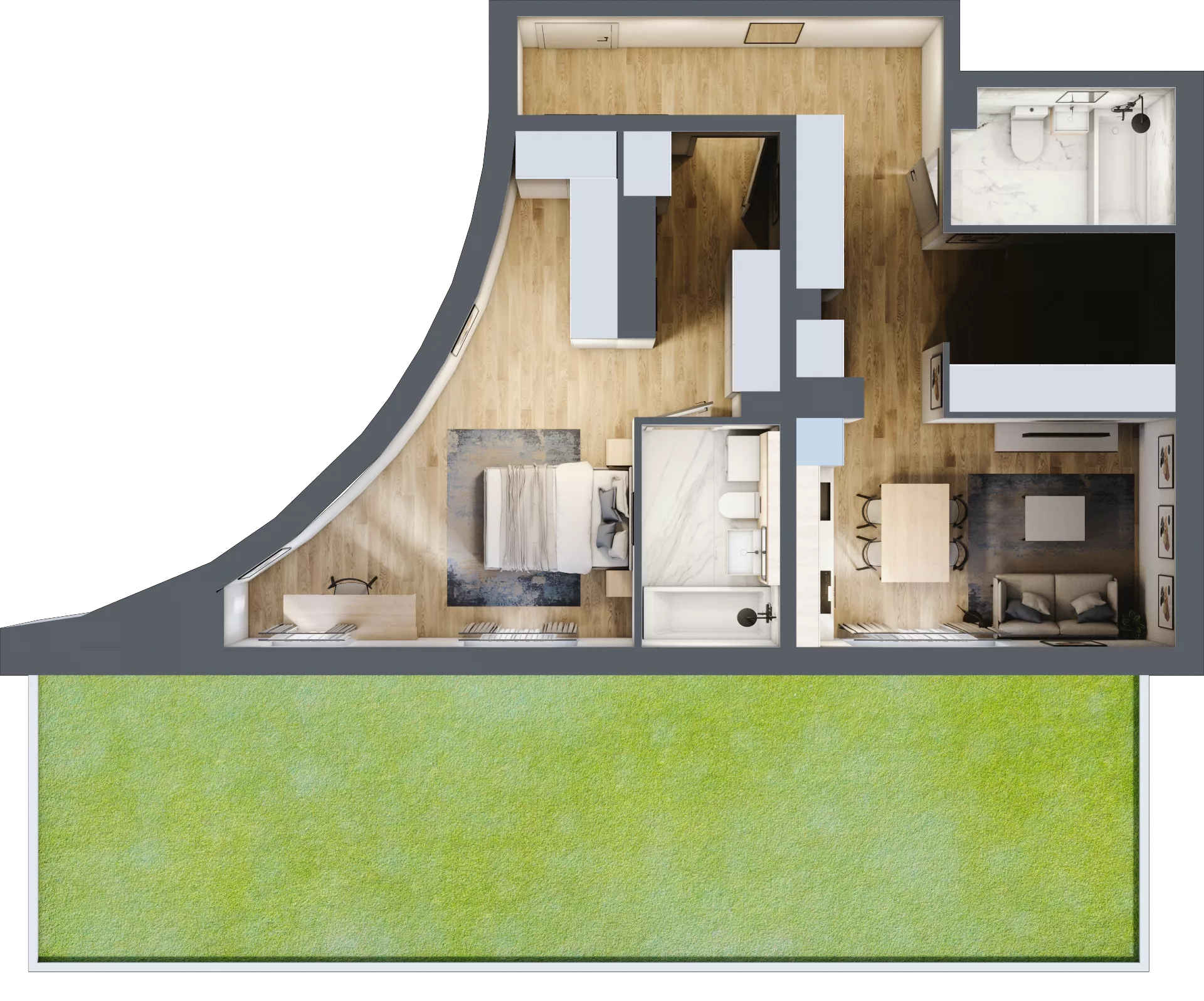 2 pokoje, mieszkanie 68,05 m², parter, oferta nr A01, Traugutta Vita, Wrocław, Przedmieście Oławskie, ul. Generała Romualda Traugutta 103
