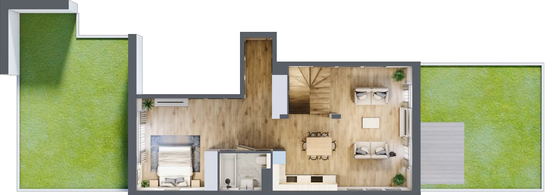 1 pokój, mieszkanie 116,91 m², parter, oferta nr AA0007, Viva Cité etap II, Warszawa, Bemowo, Chrzanów, ul. Podgrodzie
