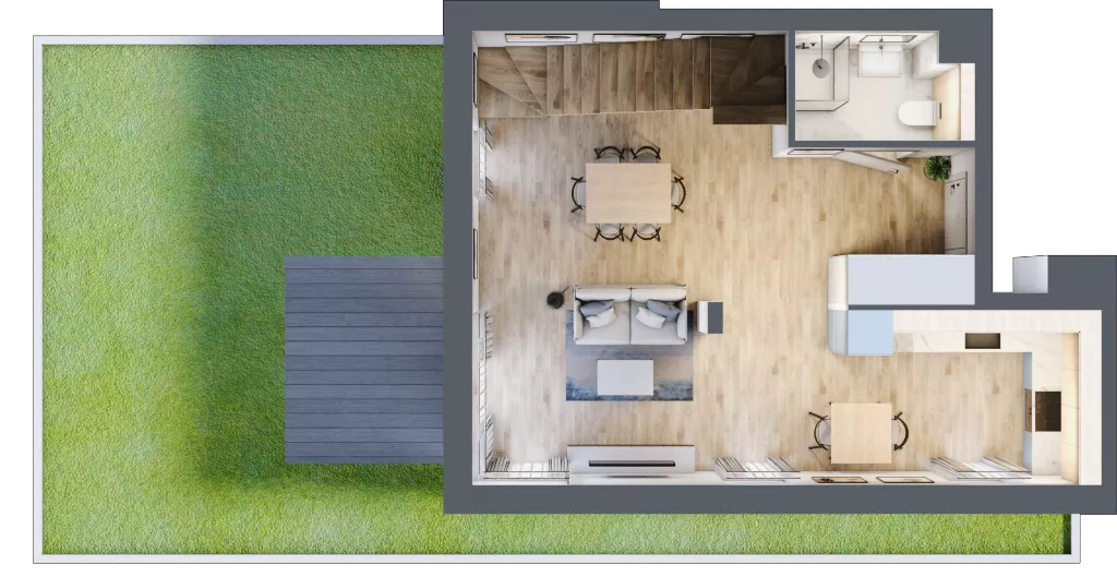 1 pokój, mieszkanie 73,13 m², parter, oferta nr AE0006, Viva Cité etap II, Warszawa, Bemowo, Chrzanów, ul. Podgrodzie