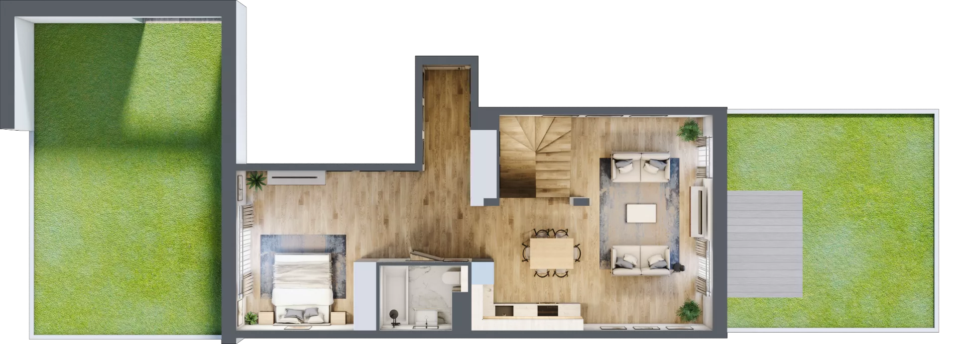 1 pokój, mieszkanie 116,91 m², parter, oferta nr AC0008, Viva Cité etap II, Warszawa, Bemowo, Chrzanów, ul. Podgrodzie