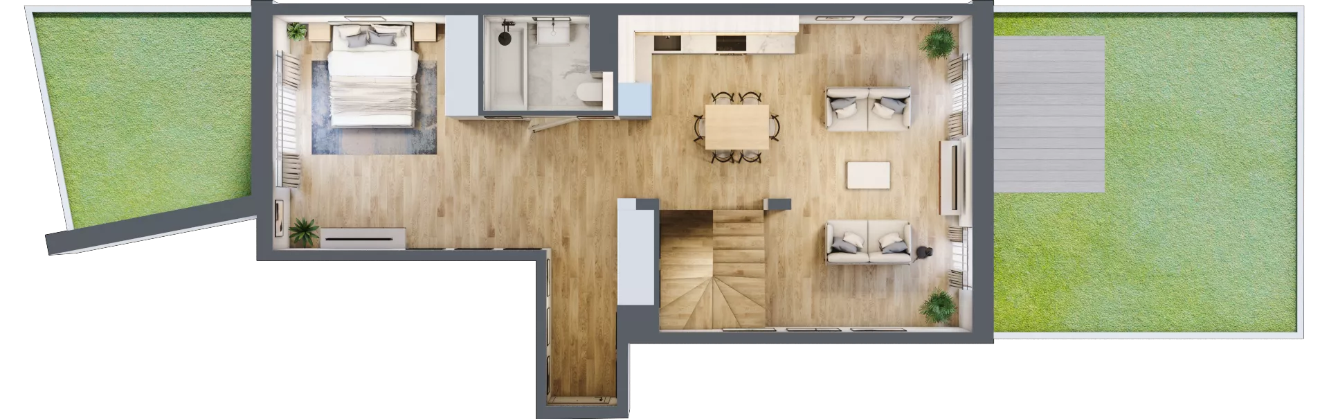 1 pokój, mieszkanie 116,92 m², parter, oferta nr AE0001, Viva Cité etap II, Warszawa, Bemowo, Chrzanów, ul. Podgrodzie