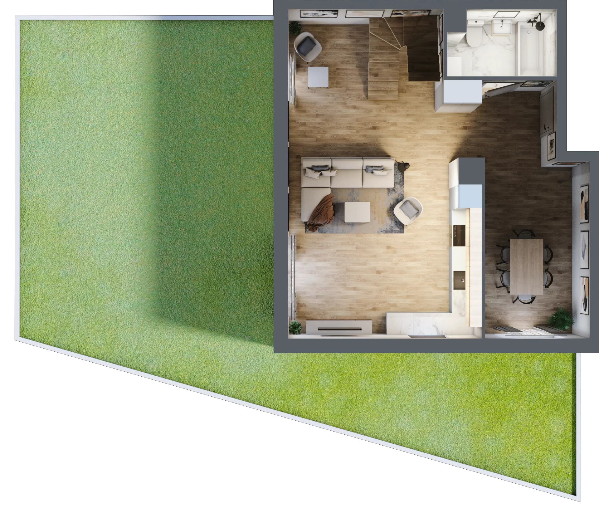4 pokoje, mieszkanie 113,12 m², parter, oferta nr B6.00.11, Południe Vita etap IV, Gdańsk, Orunia Górna-Gdańsk Południe, ul. Kazimierza Wielkiego 