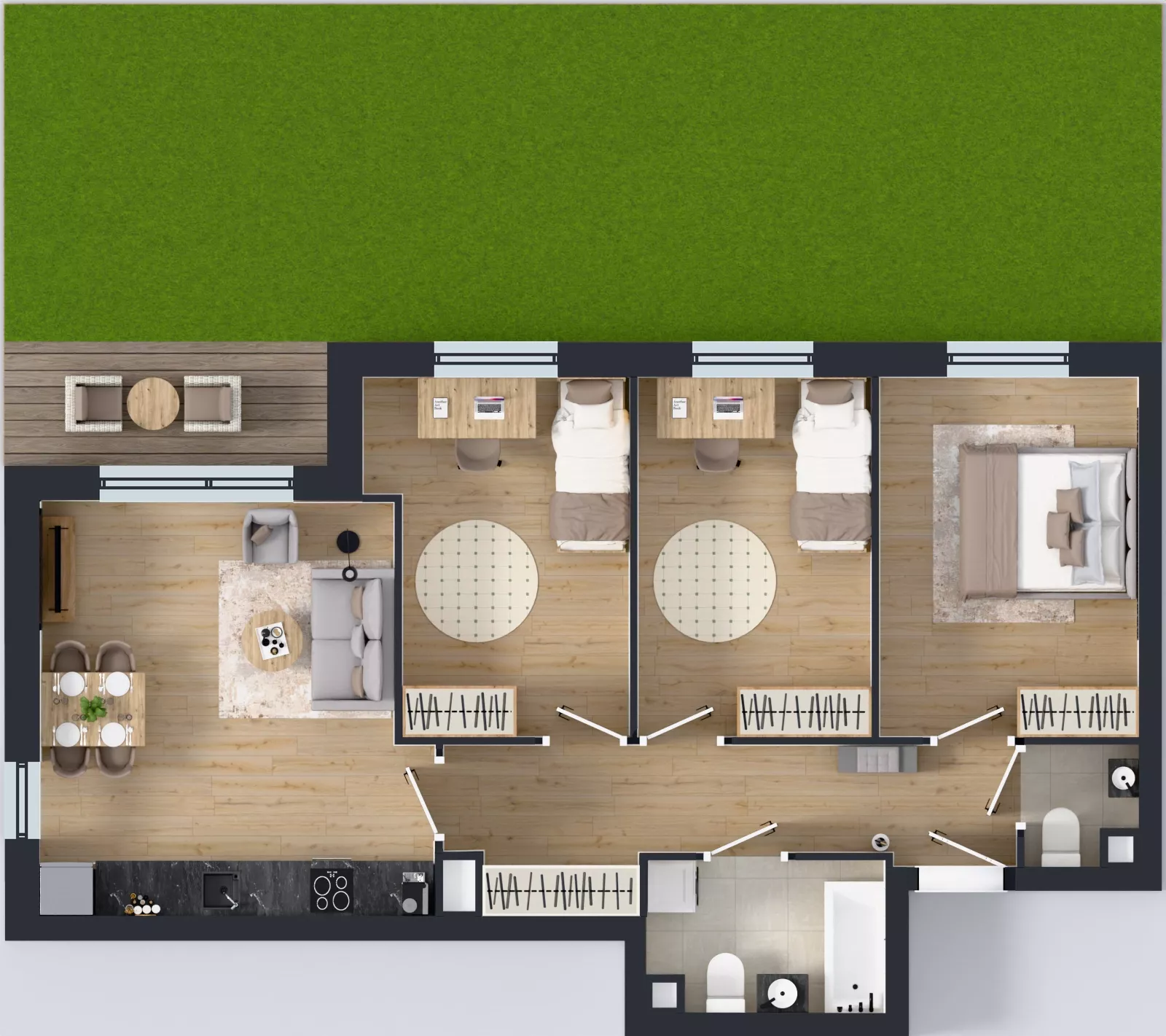 4 pokoje, mieszkanie 70,66 m², parter, oferta nr R9.2, SIEDLCE, Rytla, Siedlce, ul. Aleksandra Rytla
