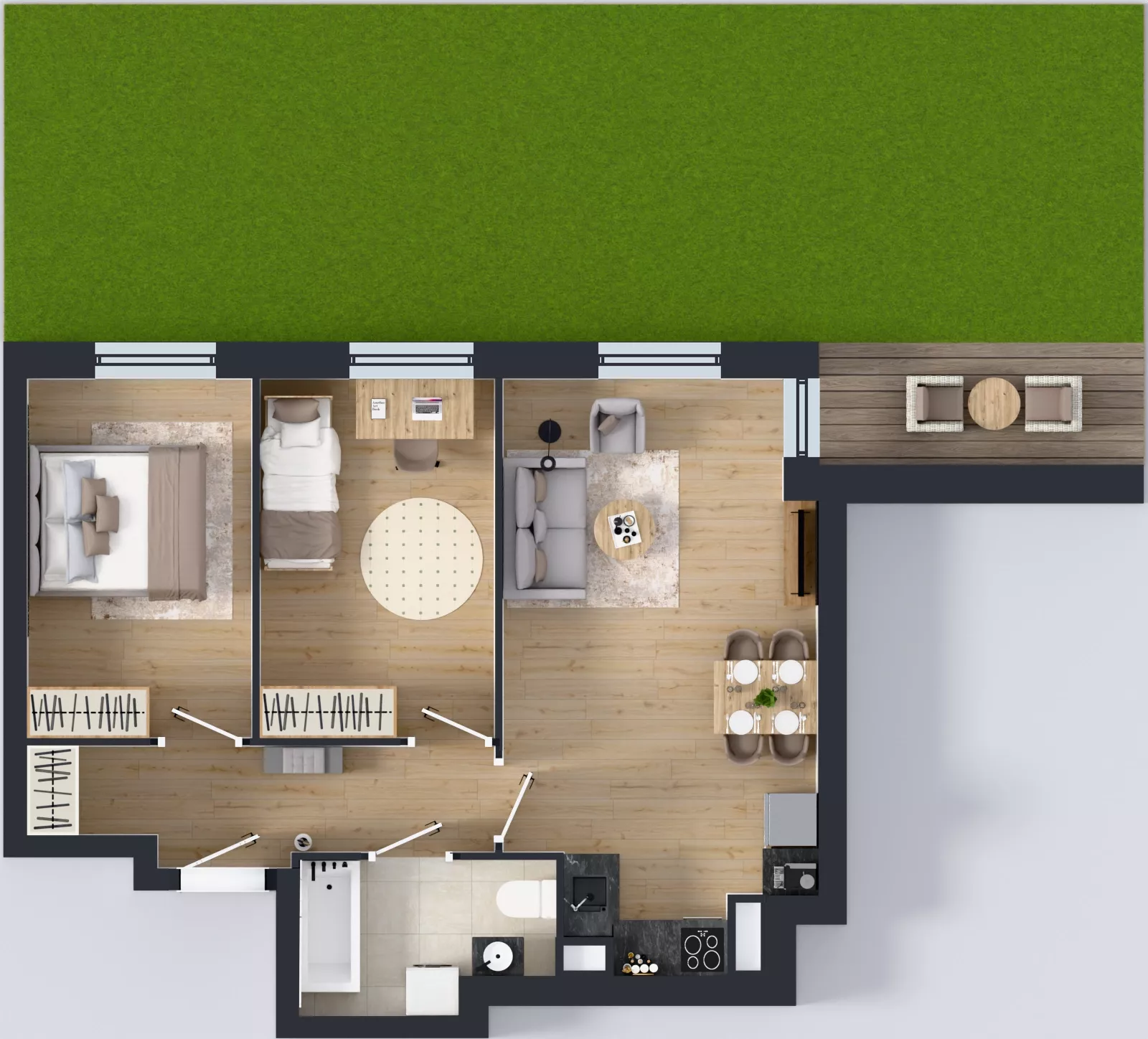 3 pokoje, mieszkanie 54,72 m², parter, oferta nr R9.4, SIEDLCE, Rytla, Siedlce, ul. Aleksandra Rytla
