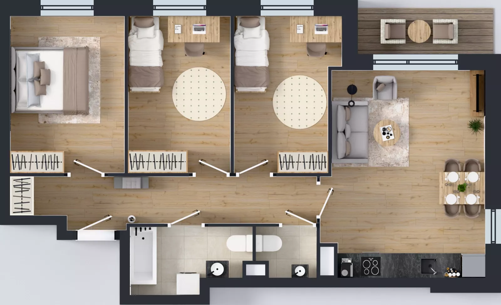4 pokoje, mieszkanie 72,15 m², piętro 1, oferta nr R9.8, SIEDLCE, Rytla, Siedlce, ul. Aleksandra Rytla