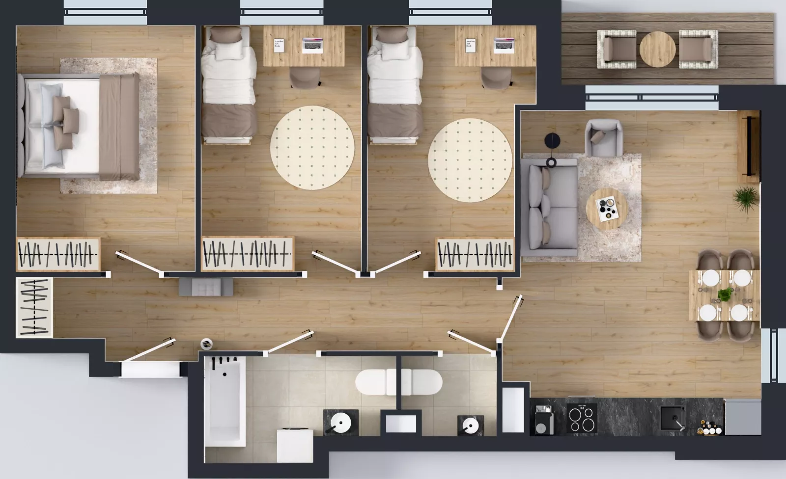 4 pokoje, mieszkanie 72,04 m², piętro 3, oferta nr R9.18, SIEDLCE, Rytla, Siedlce, ul. Aleksandra Rytla