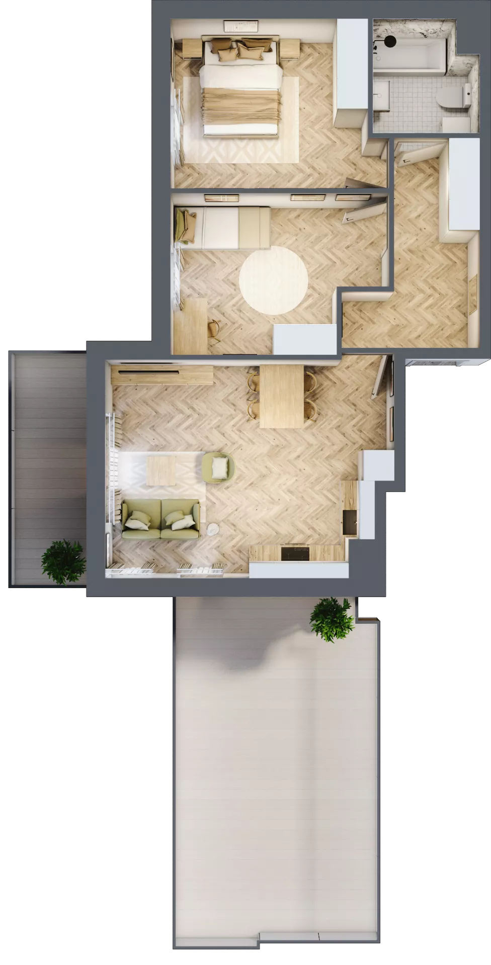 3 pokoje, mieszkanie 59,99 m², piętro 5, oferta nr Z9.53, Osiedle Zbytki, Warszawa, Białołęka, Nowodwory, ul. Zbytki 9