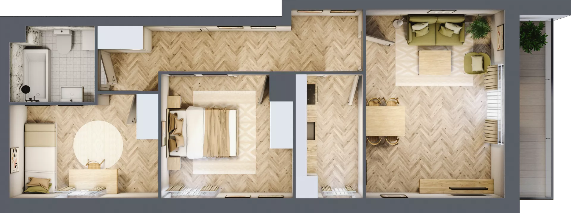 3 pokoje, mieszkanie 61,41 m², piętro 2, oferta nr R9.14, SIEDLCE, Rytla, Siedlce, ul. Aleksandra Rytla