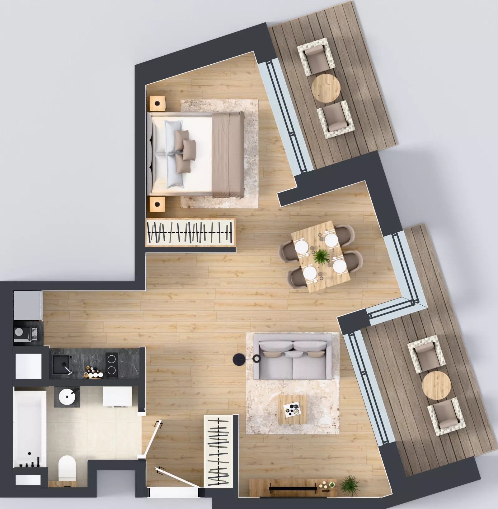 1 pokój, apartament 45,20 m², piętro 1, oferta nr A/8, Apartamenty Grzybowska 11, Warszawa, Śródmieście, Śródmieście Północne, ul. Grzybowska 11