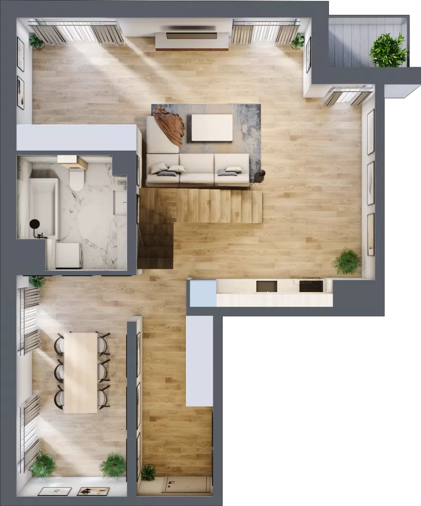 1 pokój, mieszkanie 95,50 m², piętro 3, oferta nr B/20, Osobowicka 114, Wrocław, Osobowice-Rędzin, Fabryczna, ul. Osobowicka 114