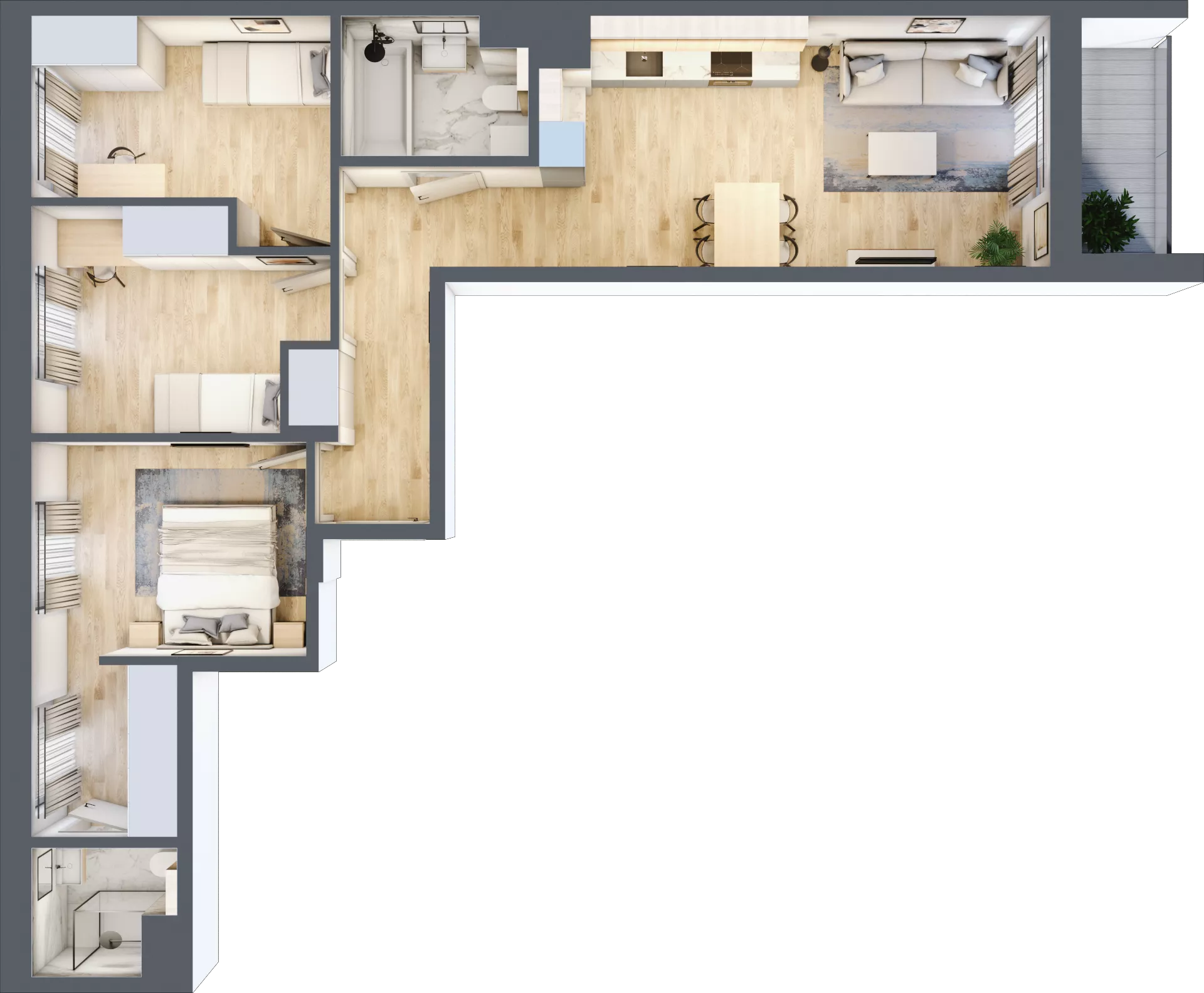 4 pokoje, mieszkanie 72,72 m², piętro 2, oferta nr A/18, Mokotów Sportowy 3, Warszawa, Mokotów, Augustówka, ul. Antoniewska