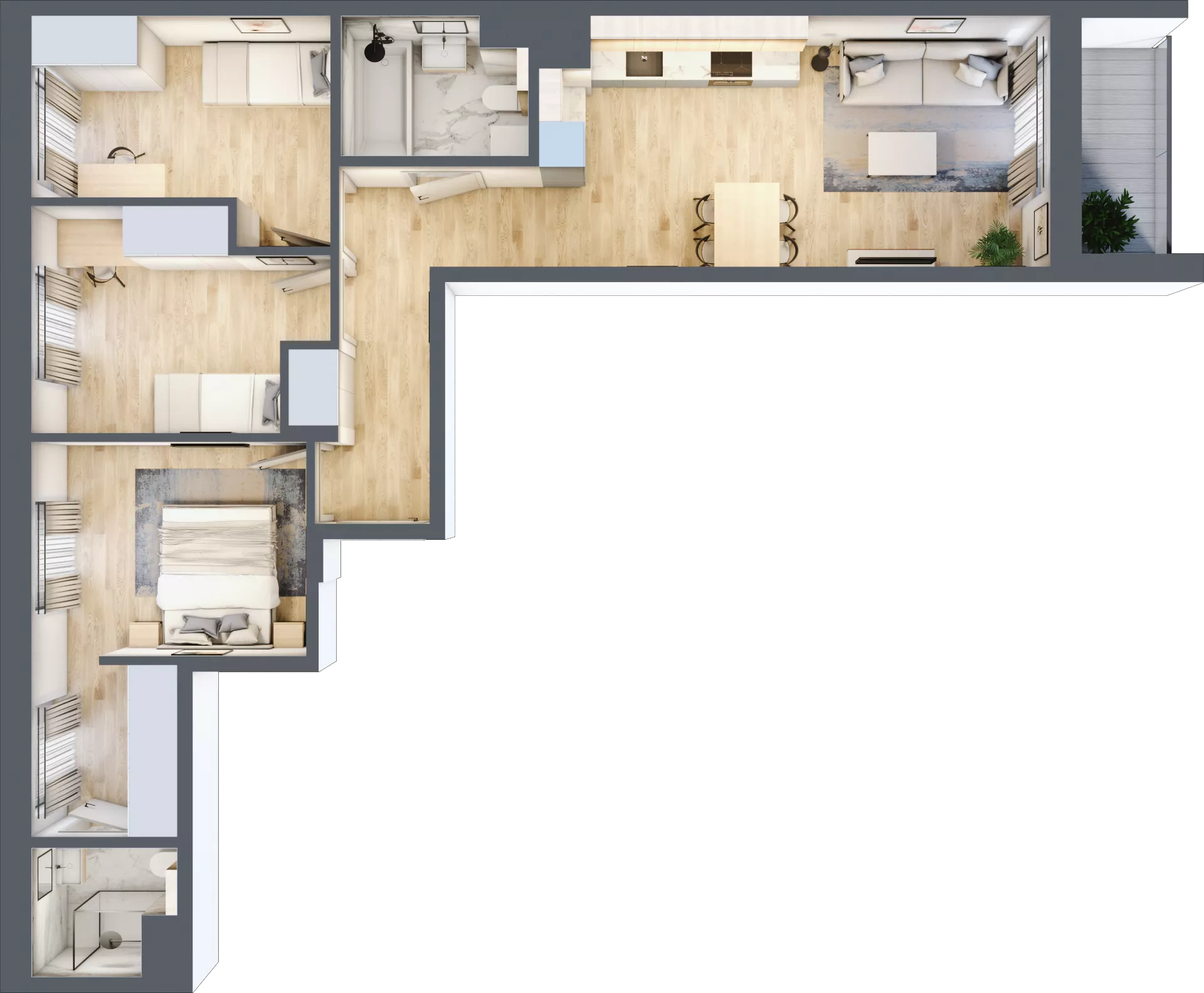 4 pokoje, mieszkanie 72,72 m², piętro 3, oferta nr A/26, Mokotów Sportowy 3, Warszawa, Mokotów, Augustówka, ul. Antoniewska