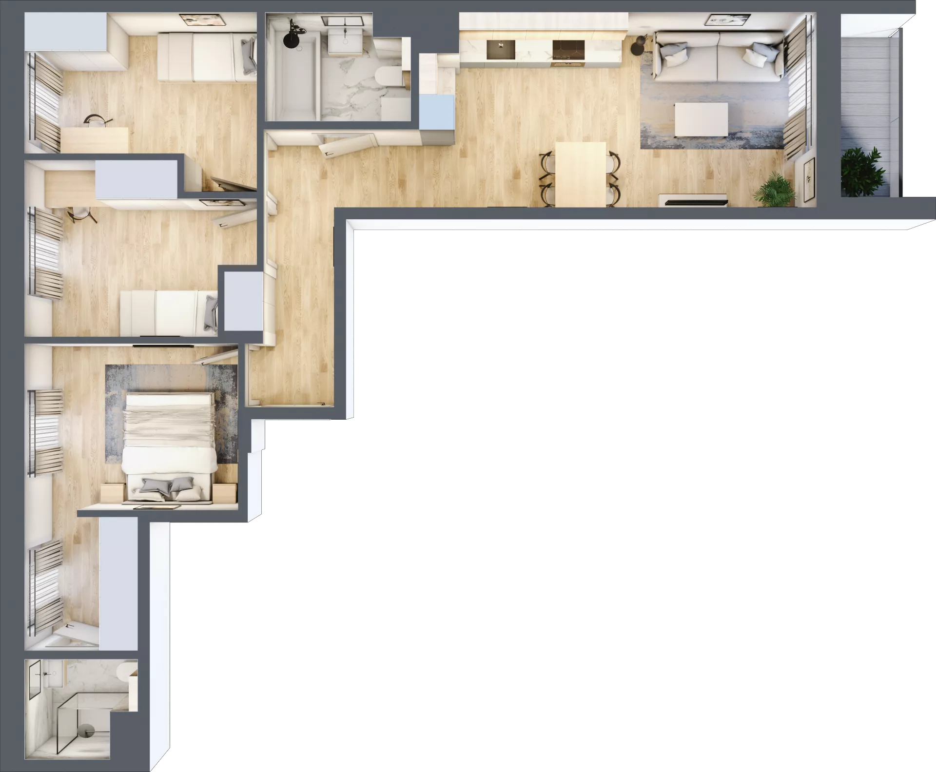 4 pokoje, mieszkanie 72,71 m², piętro 1, oferta nr A/10, Mokotów Sportowy 3, Warszawa, Mokotów, Augustówka, ul. Antoniewska