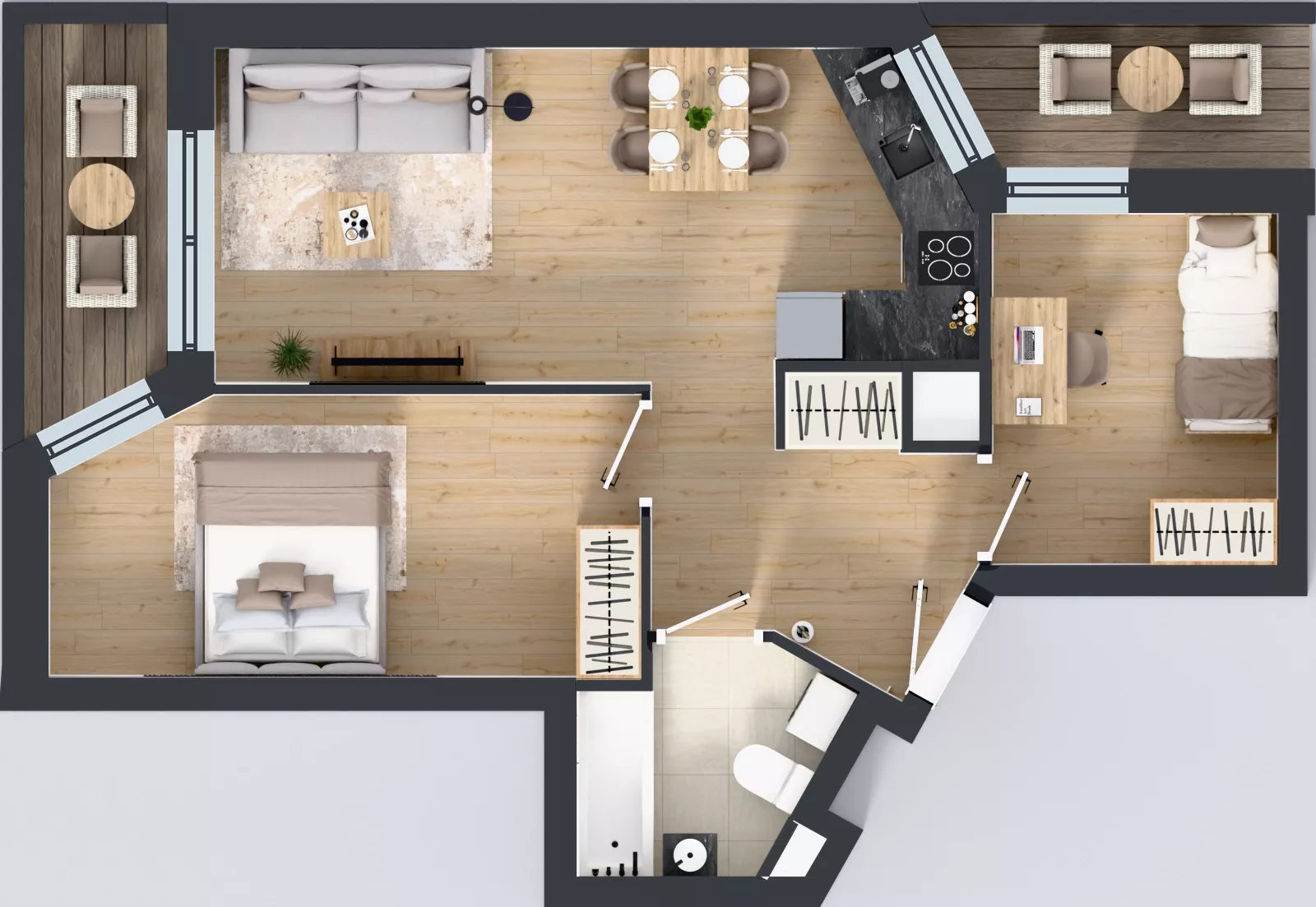 3 pokoje, mieszkanie 52,66 m², piętro 6, oferta nr V/88, Miasteczko Nova Sfera 5, Warszawa, Białołęka, Żerań, ul. Marywilska 5