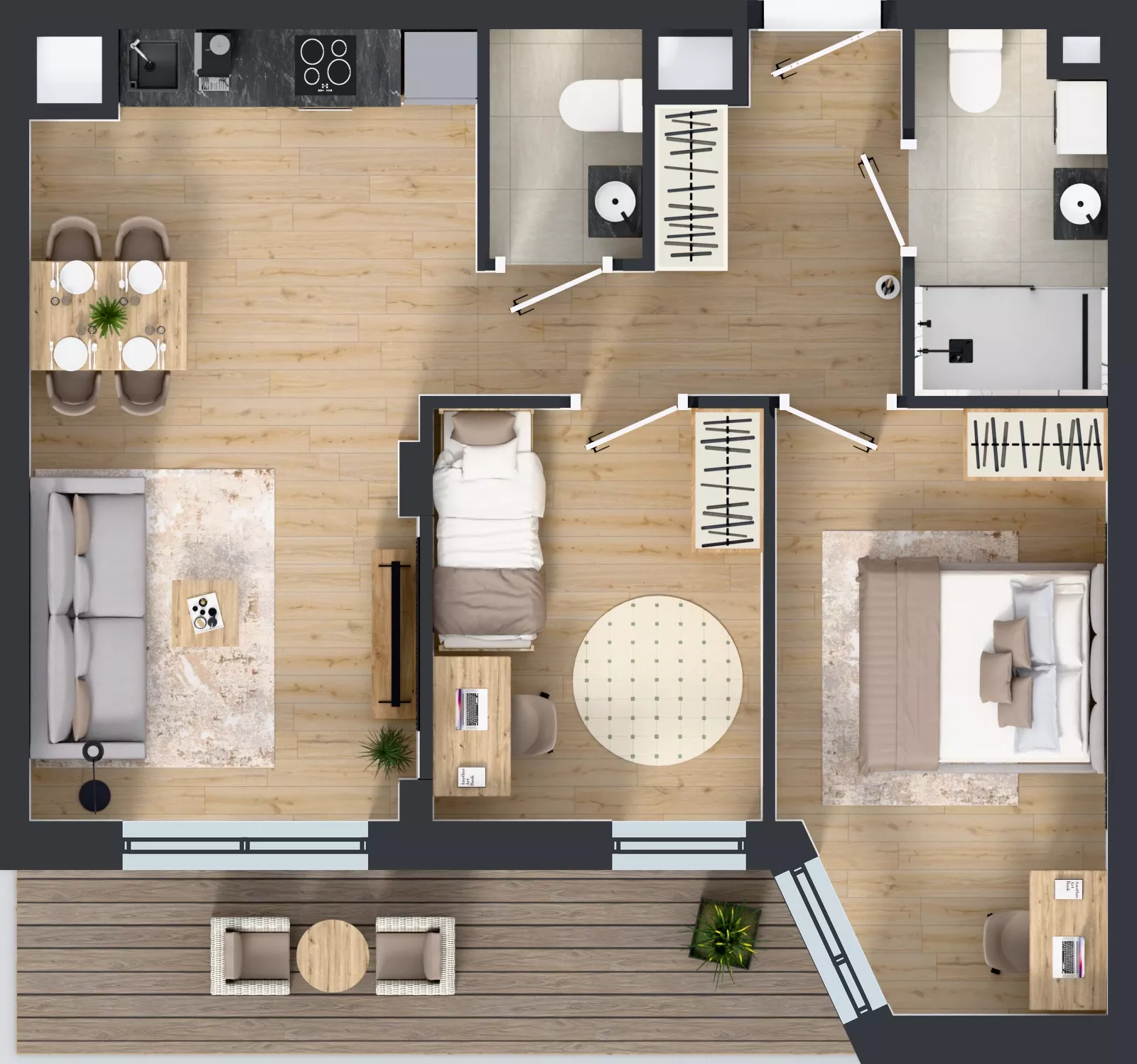 3 pokoje, mieszkanie 57,90 m², piętro 3, oferta nr IV/17, Miasteczko Nova Sfera 4, Warszawa, Białołęka, Żerań, ul. Marywilska 7