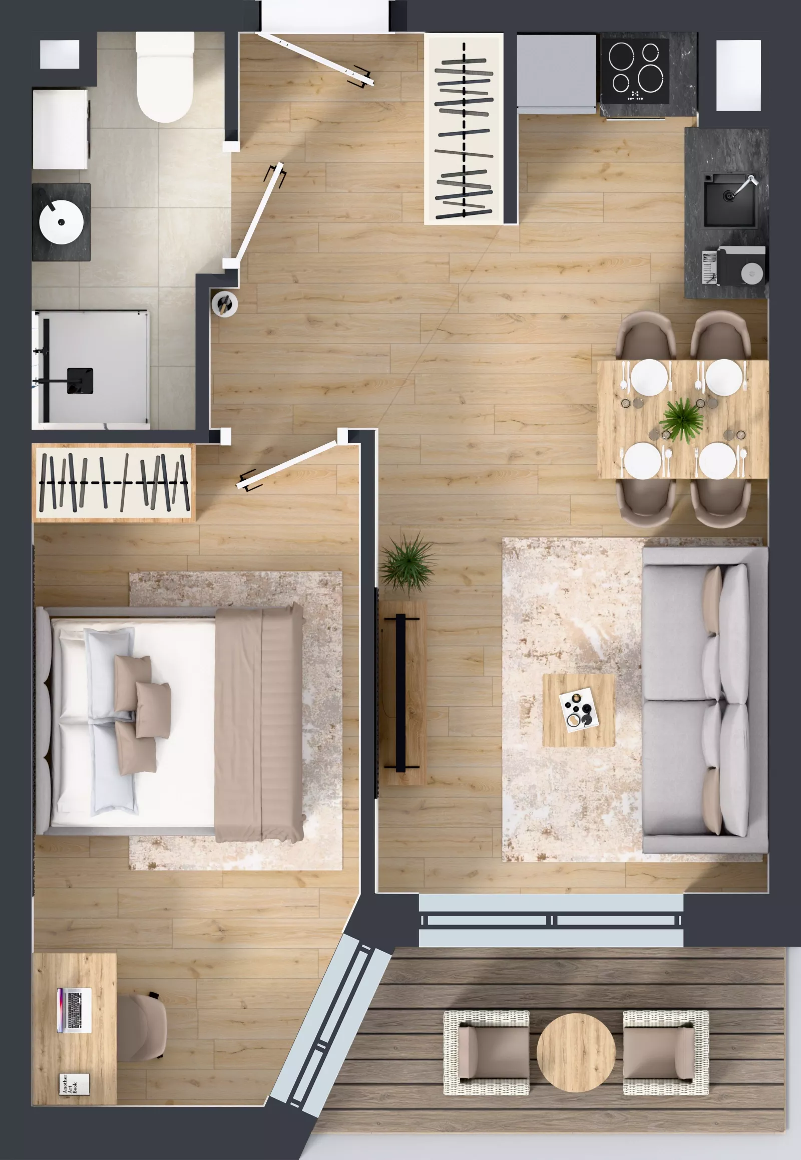 2 pokoje, mieszkanie 38,10 m², piętro 4, oferta nr IV/20, Miasteczko Nova Sfera 4, Warszawa, Białołęka, Żerań, ul. Marywilska 7