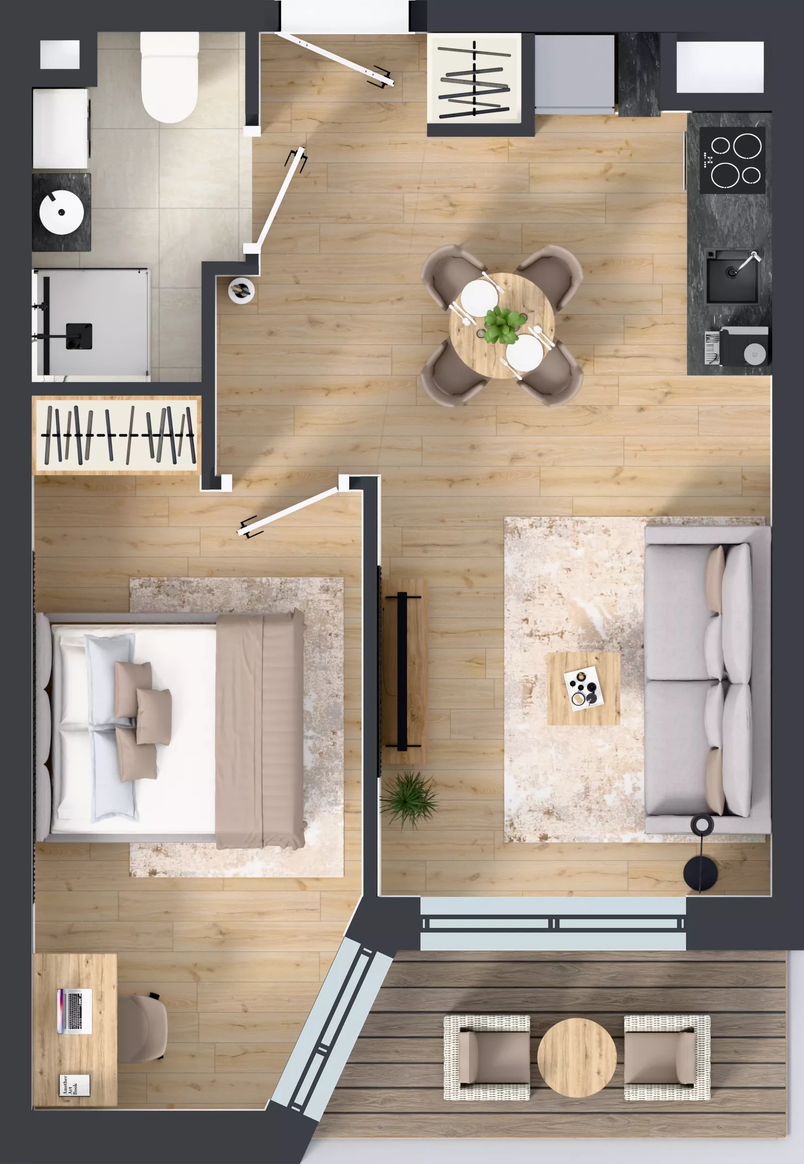 2 pokoje, mieszkanie 38,07 m², piętro 2, oferta nr IV/34, Miasteczko Nova Sfera 4, Warszawa, Białołęka, Żerań, ul. Marywilska 7
