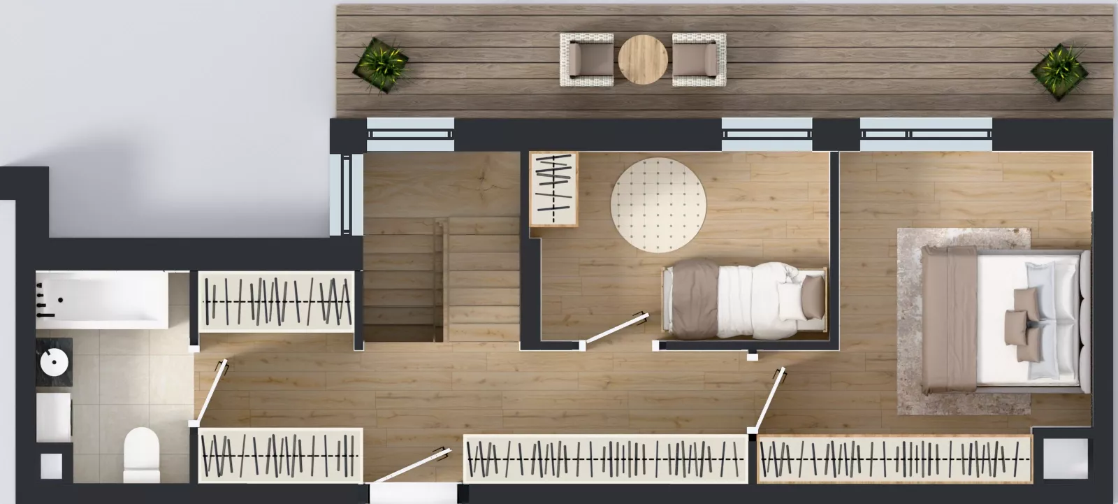 3 pokoje, mieszkanie 82,94 m², piętro 3, oferta nr IV/40, Miasteczko Nova Sfera 4, Warszawa, Białołęka, Żerań, ul. Marywilska 7