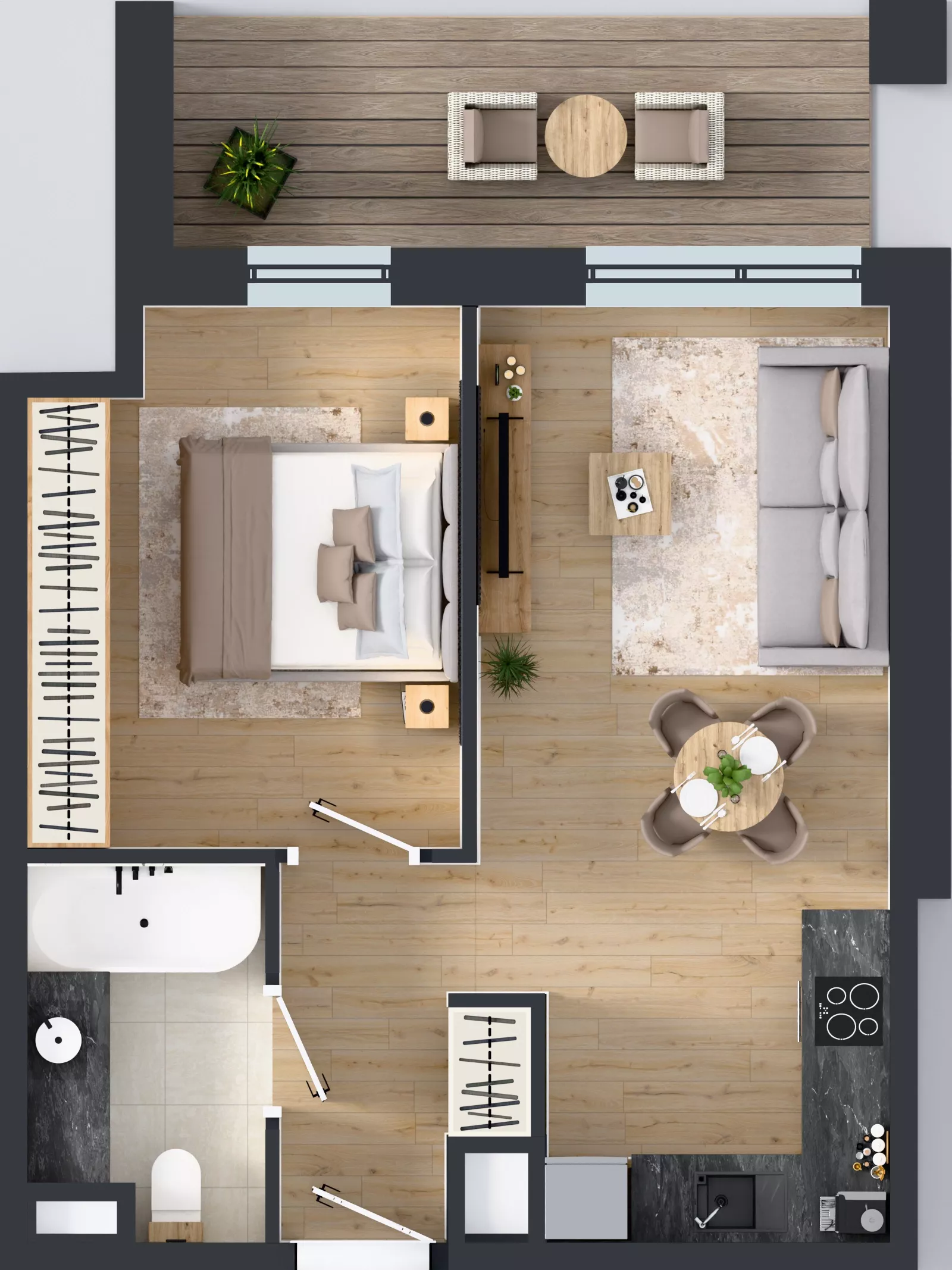 2 pokoje, mieszkanie 39,86 m², piętro 7, oferta nr A55, Concept Ćwiklińska, Warszawa, Białołęka, Tarchomin, ul. Elżbiety Barszczewskiej 2