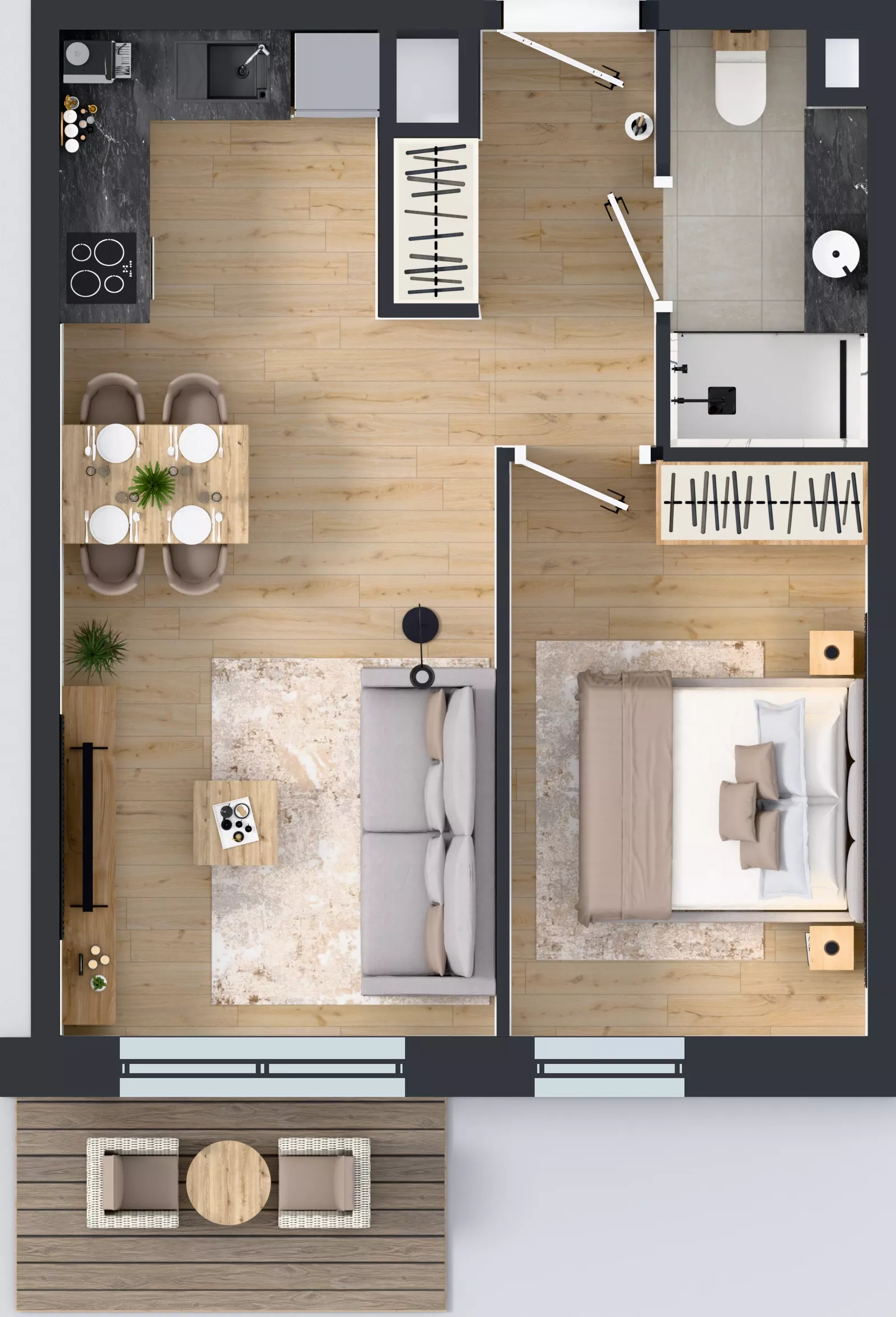 2 pokoje, mieszkanie 38,75 m², piętro 3, oferta nr A95, Concept Ćwiklińska, Warszawa, Białołęka, Tarchomin, ul. Elżbiety Barszczewskiej 2