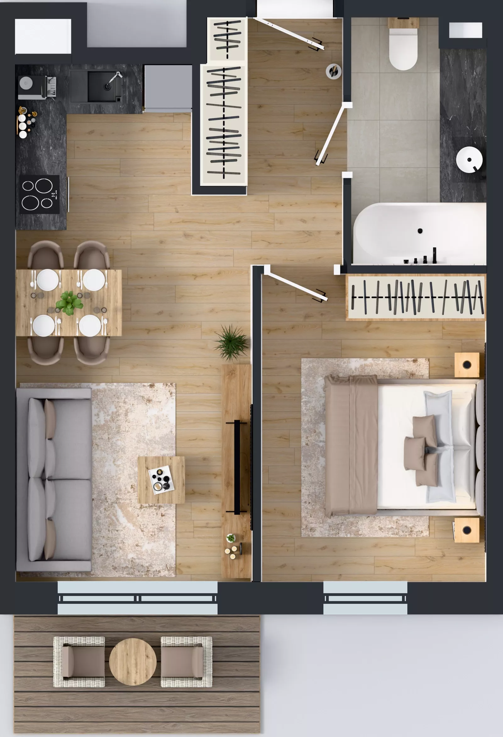 2 pokoje, mieszkanie 39,33 m², piętro 2, oferta nr A119, Concept Ćwiklińska, Warszawa, Białołęka, Tarchomin, ul. Elżbiety Barszczewskiej 2