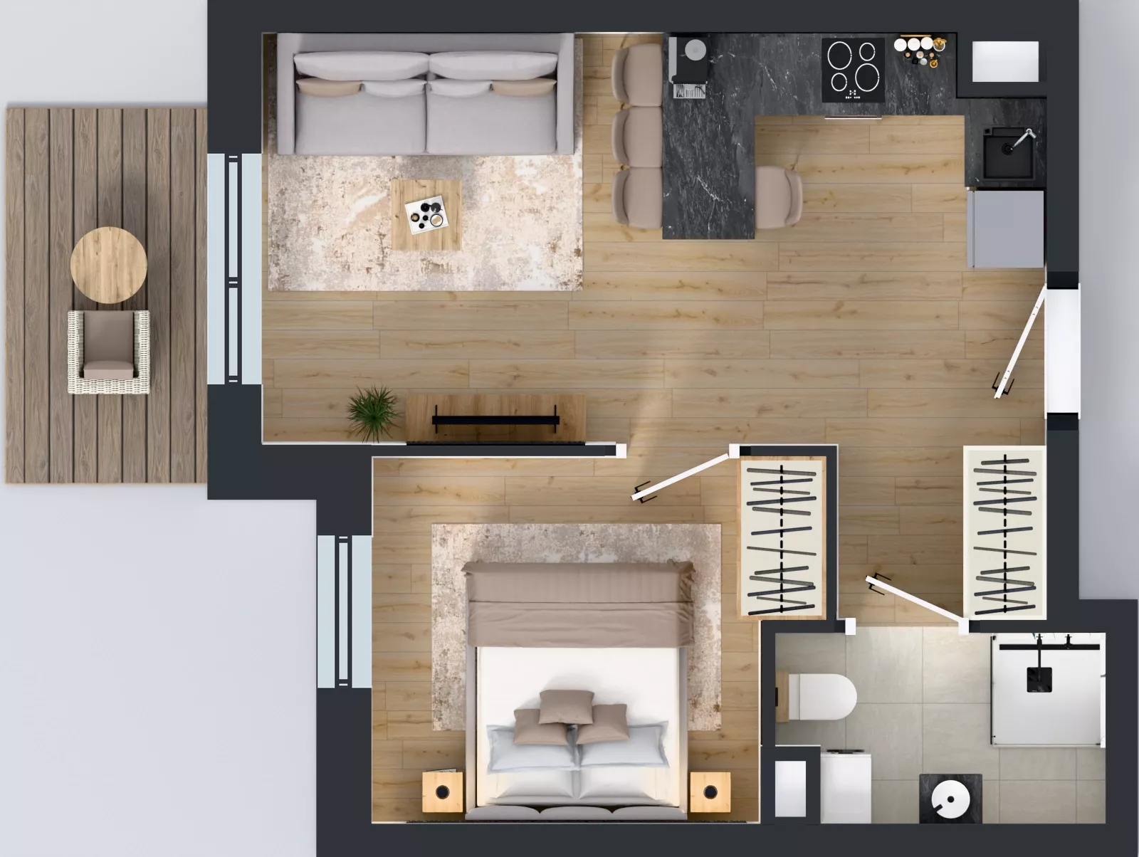 2 pokoje, mieszkanie 34,36 m², piętro 1, oferta nr 7, Viva Garden 14, Warszawa, Białołęka, Brzeziny, ul. Szlachecka 8