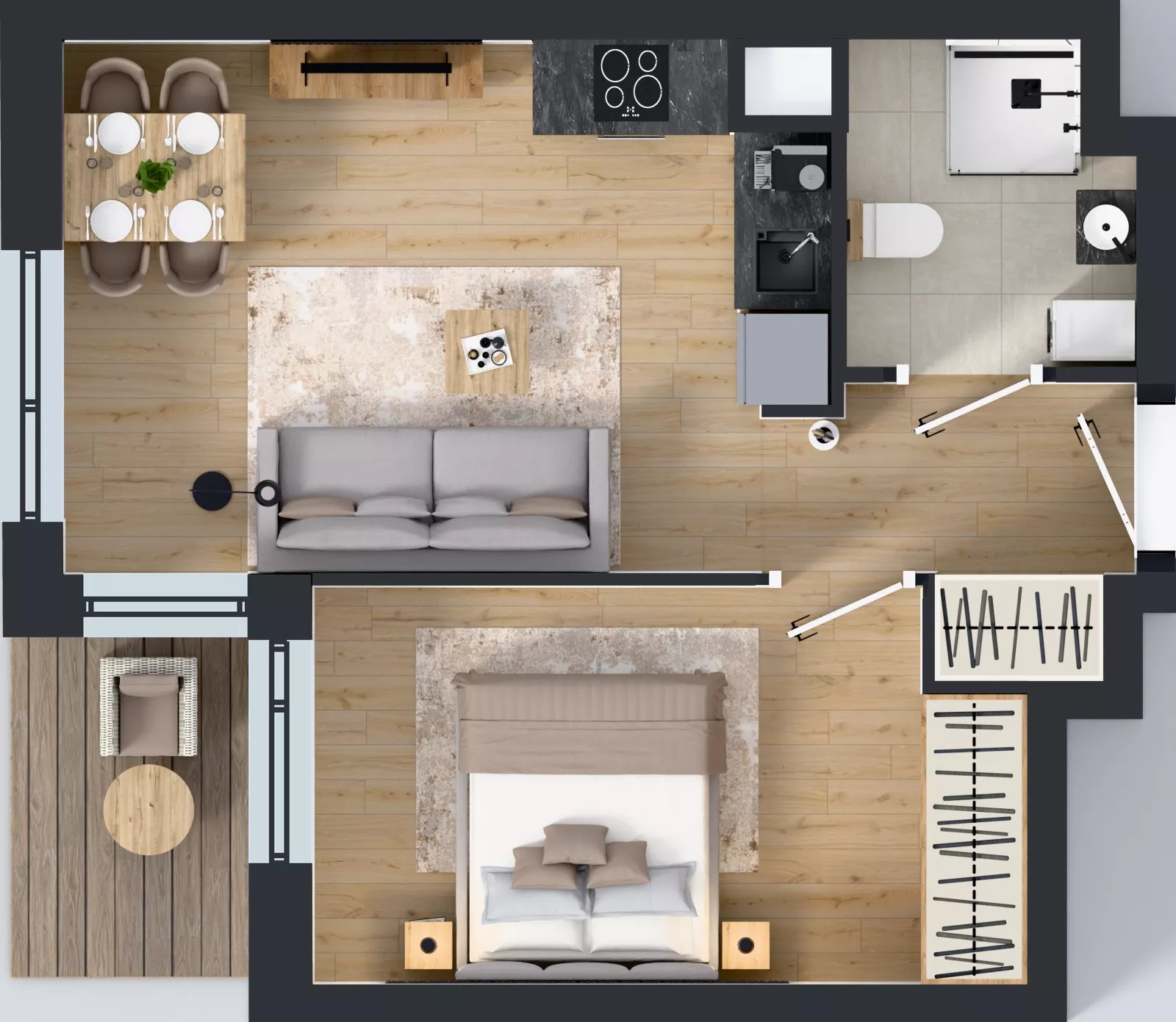 2 pokoje, mieszkanie 36,16 m², piętro 1, oferta nr 29, Viva Garden 14, Warszawa, Białołęka, Brzeziny, ul. Szlachecka 8