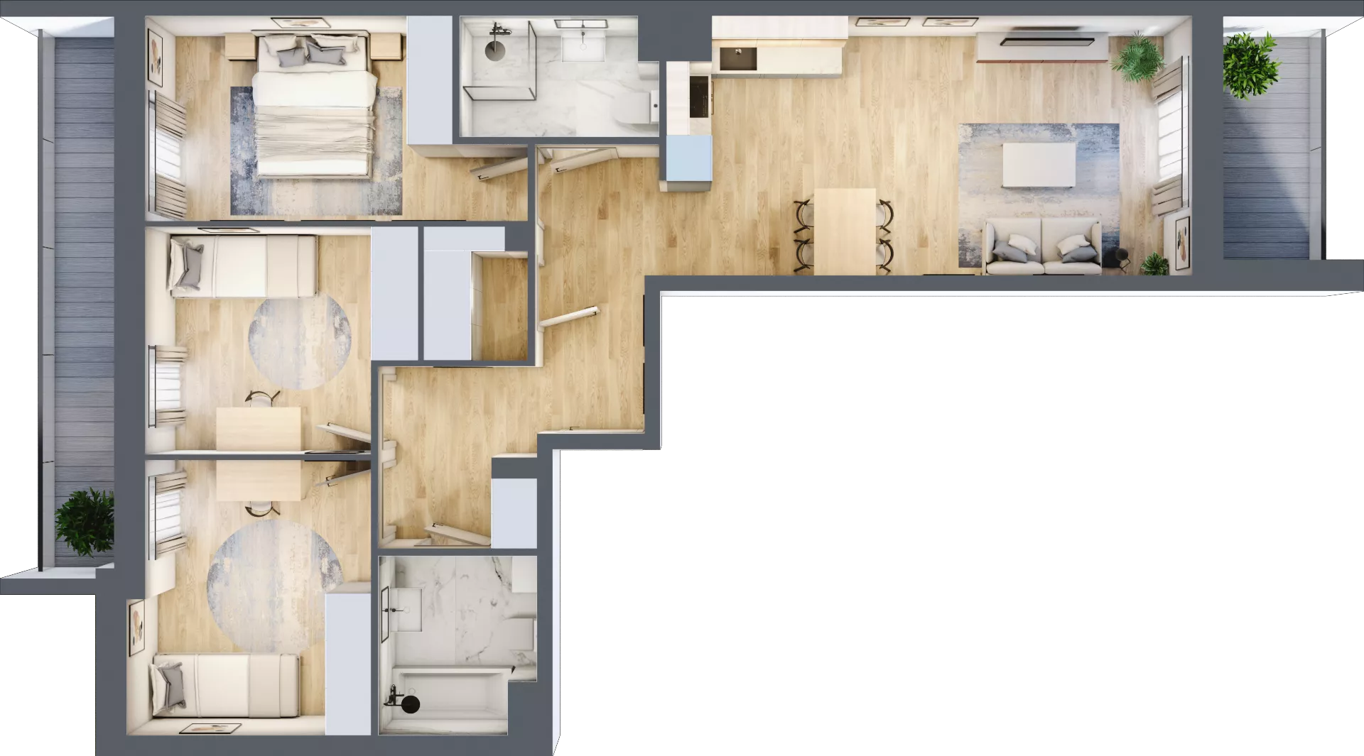 4 pokoje, mieszkanie 80,25 m², piętro 1, oferta nr III/D174, Miasteczko Nova Sfera, Warszawa, Białołęka, Żerań, ul. Marywilska