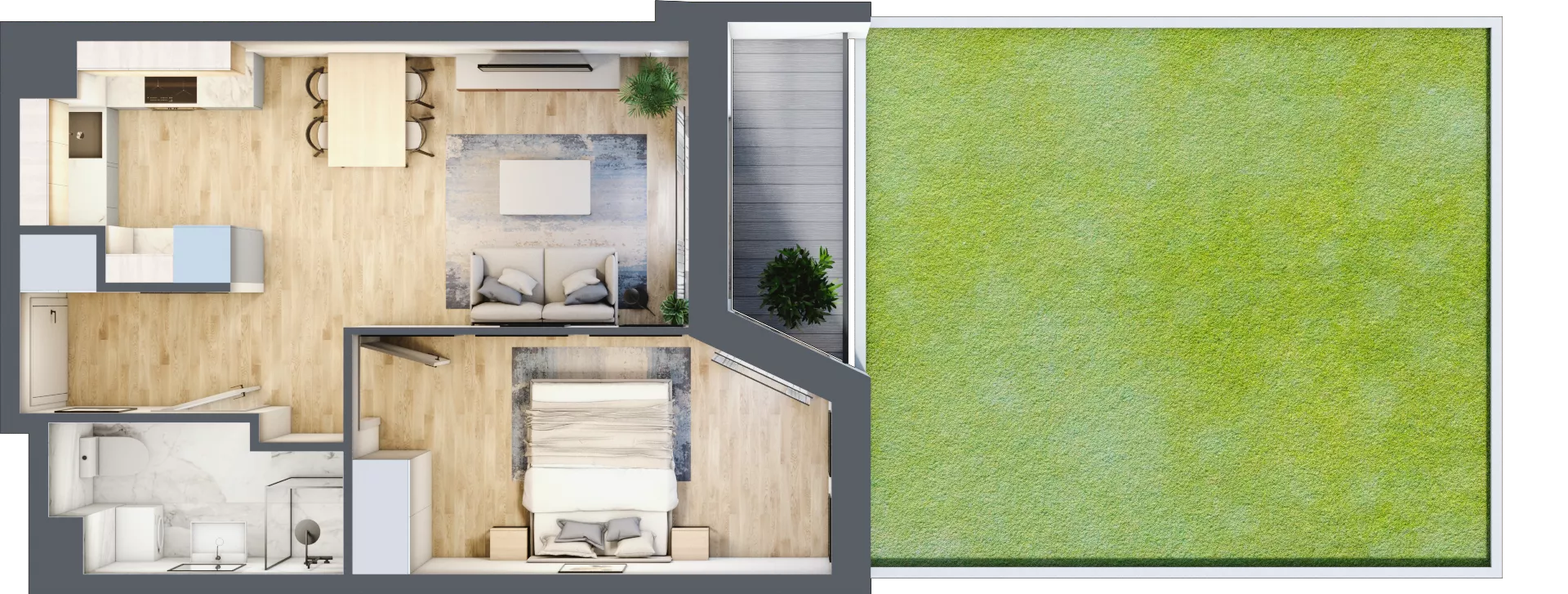 2 pokoje, mieszkanie 41,28 m², parter, oferta nr III/E213, Miasteczko Nova Sfera, Warszawa, Białołęka, Żerań, ul. Marywilska
