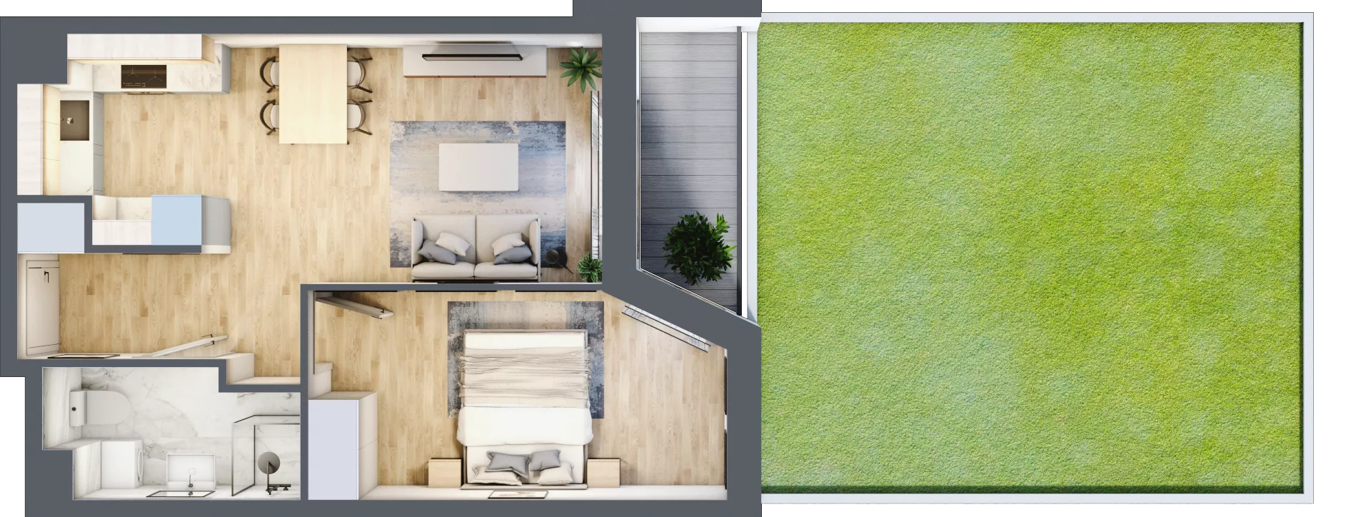 2 pokoje, mieszkanie 41,42 m², parter, oferta nr III/E229, Miasteczko Nova Sfera, Warszawa, Białołęka, Żerań, ul. Marywilska