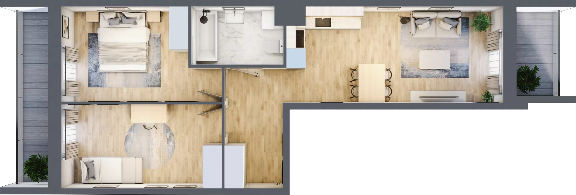 3 pokoje, mieszkanie 58,99 m², piętro 3, oferta nr III/E242, Miasteczko Nova Sfera, Warszawa, Białołęka, Żerań, ul. Marywilska