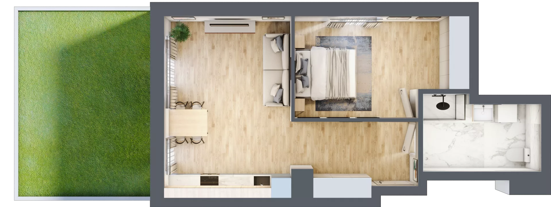 2 pokoje, mieszkanie 51,09 m², parter, oferta nr VI/39, Metro Art 6, Warszawa, Praga Południe, Kamionek, ul. Żupnicza