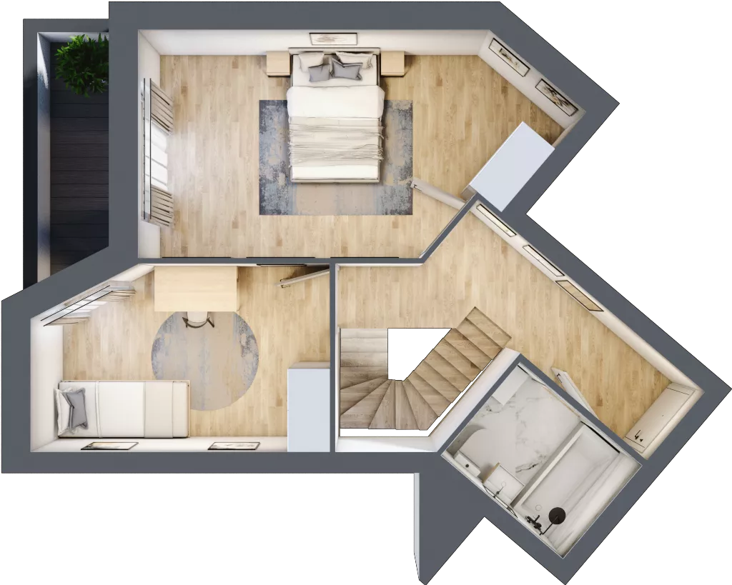 5 pokoi, mieszkanie 93,39 m², piętro 2, oferta nr V/112, Miasteczko Nova Sfera 5, Warszawa, Białołęka, Żerań, ul. Marywilska 5