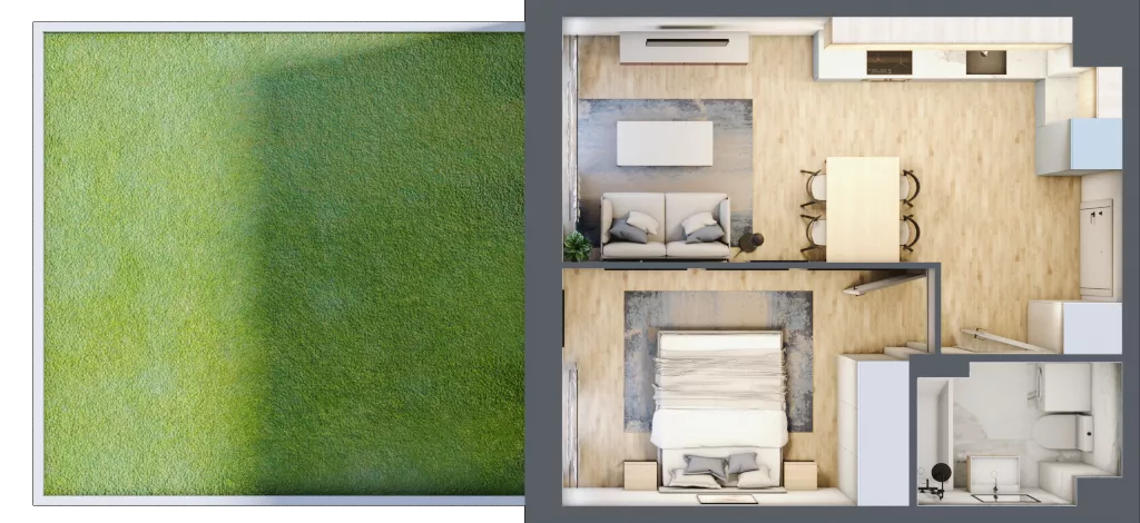 2 pokoje, mieszkanie 36,26 m², parter, oferta nr B/46, Olchowy Park 3, Warszawa, Białołęka, Kobiałka, ul. Marii Callas 20, 20A