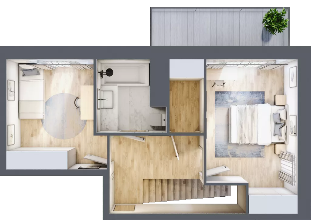 4 pokoje, mieszkanie 82,64 m², piętro 2, oferta nr III/27, Neo Nova Ochota 3, Warszawa, Włochy, Raków, ul. Wojciecha Opackiego 4A