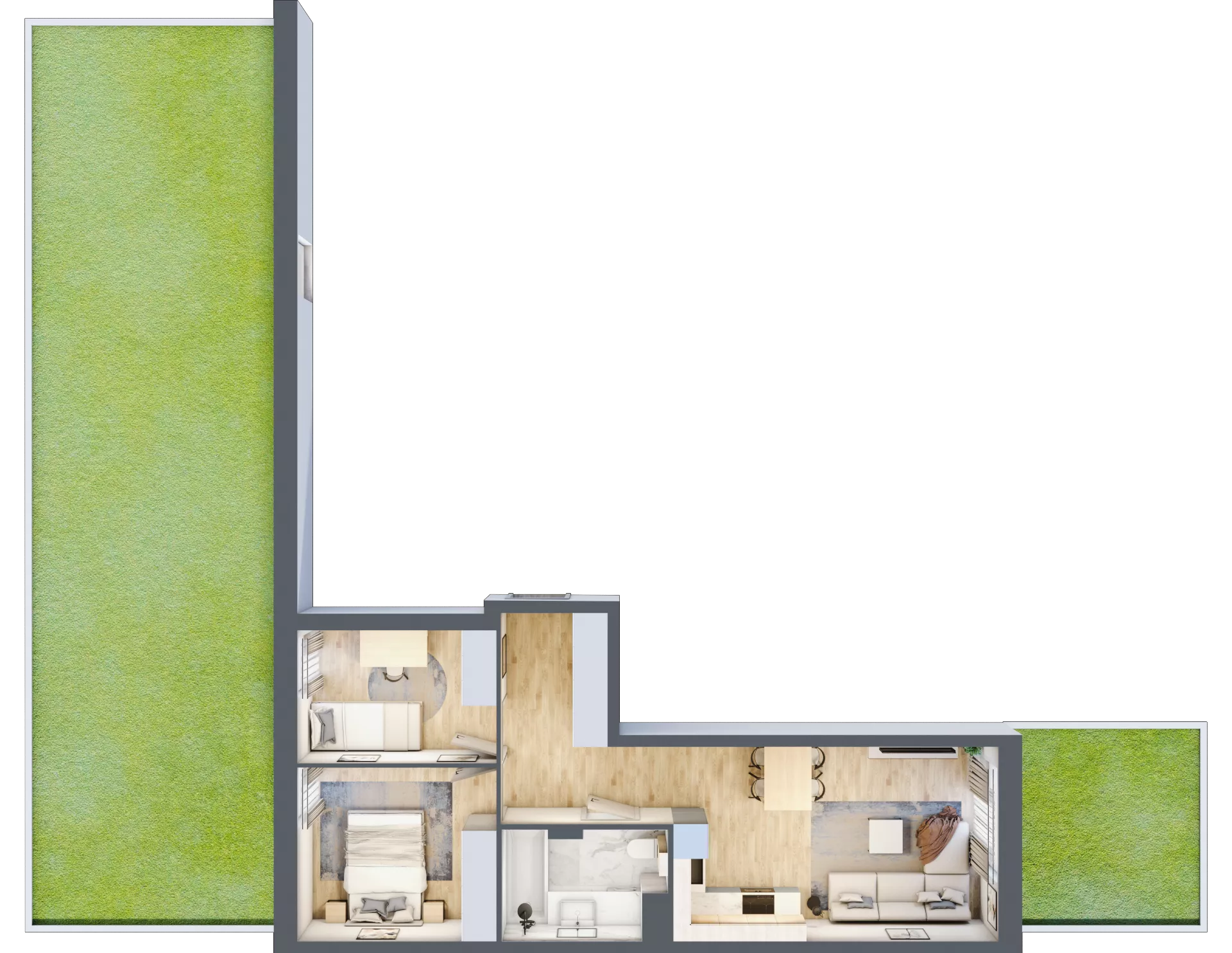 3 pokoje, mieszkanie 50,45 m², parter, oferta nr VIII/39, Nova Viva Garden 8, Warszawa, Białołęka, Brzeziny, ul. Włodkowica 11D
