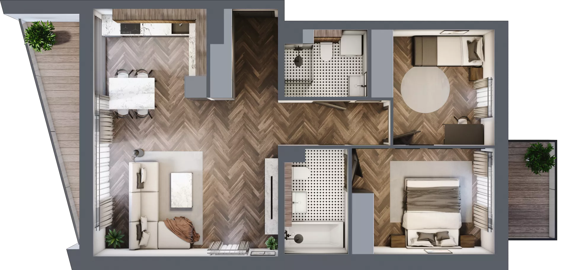 3 pokoje, mieszkanie 68,27 m², piętro 6, oferta nr A503, Nad Odrą 3, Szczecin, Śródmieście, Łasztownia, ul. Celna 4